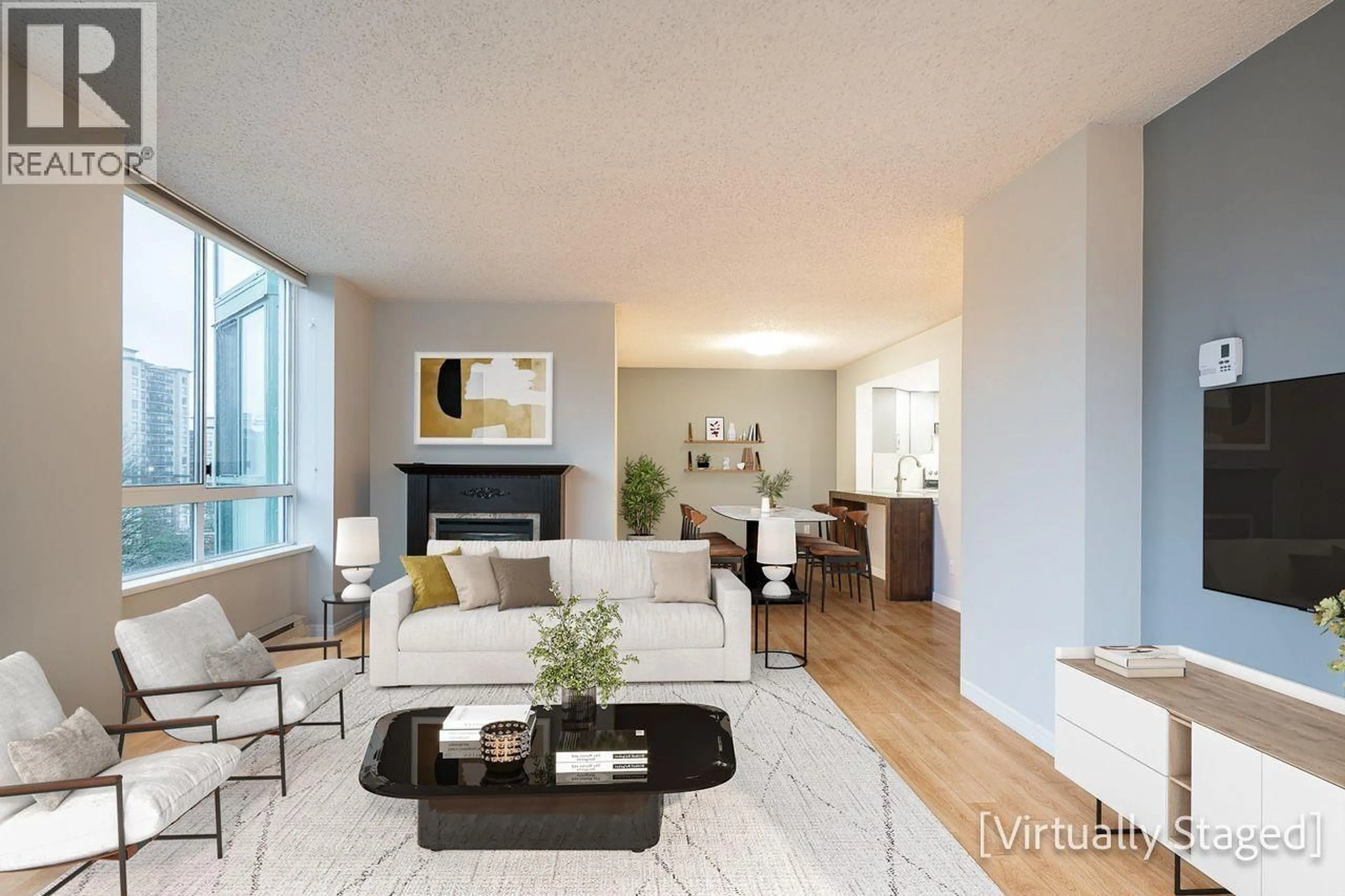 Living room with furniture, unknown for 806 - 121 TENTH STREET, New Westminster British Columbia V3M3X7