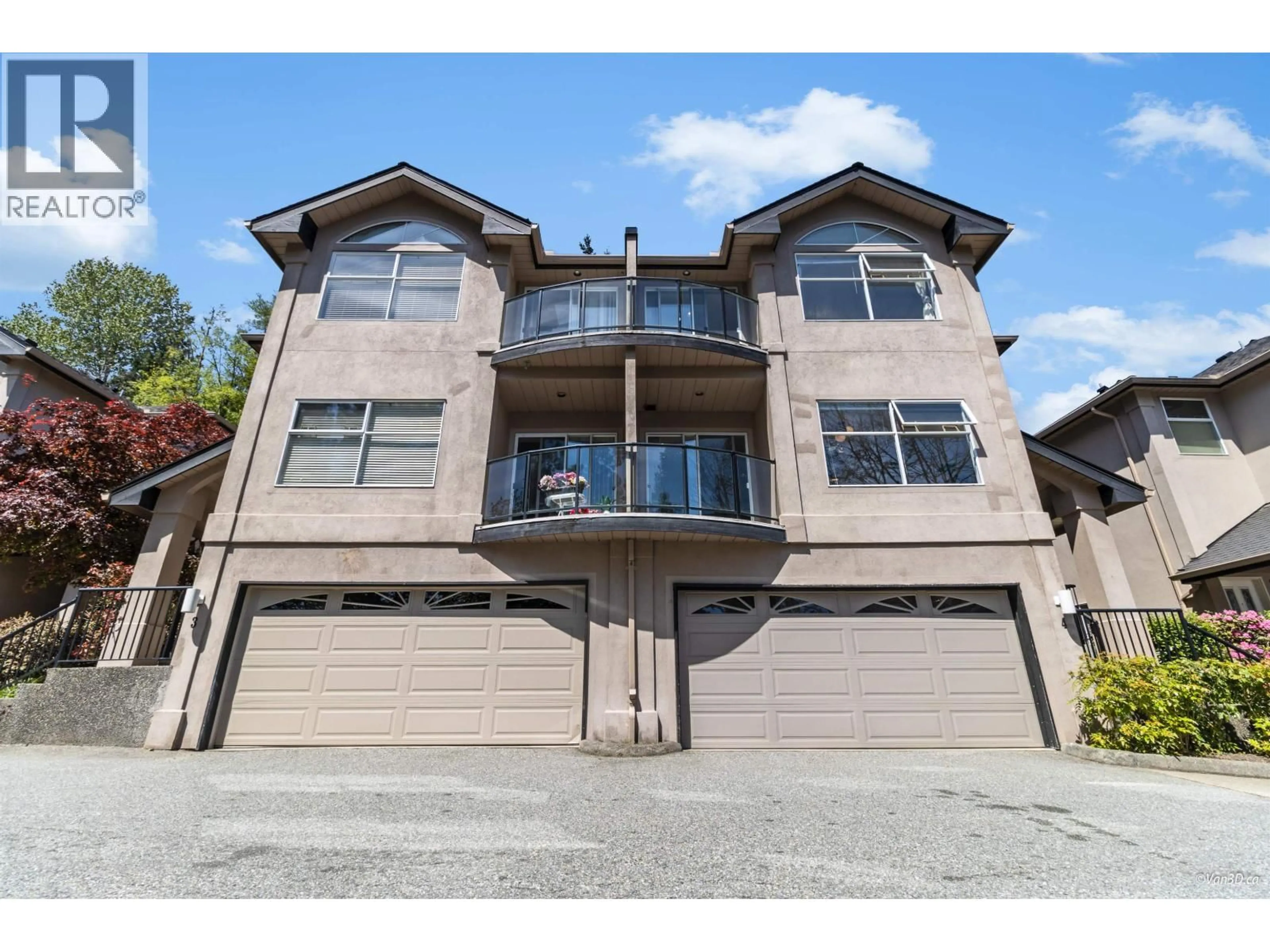 Home with vinyl exterior material, street for 4 - 2951 PANORAMA DRIVE, Coquitlam British Columbia V3E2W3