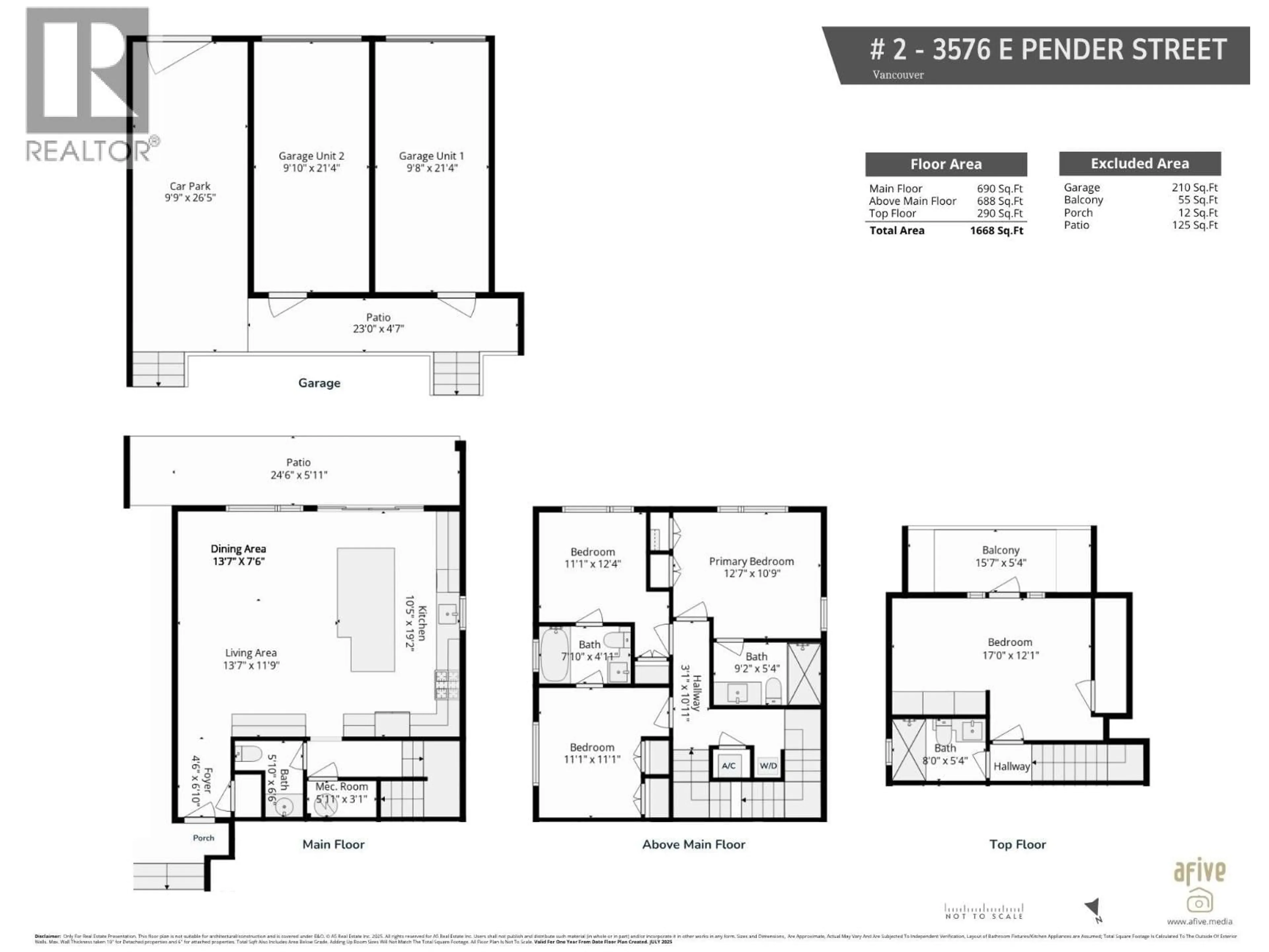 Floor plan for 2 - 3576 PENDER STREET, Vancouver British Columbia V5K2E3