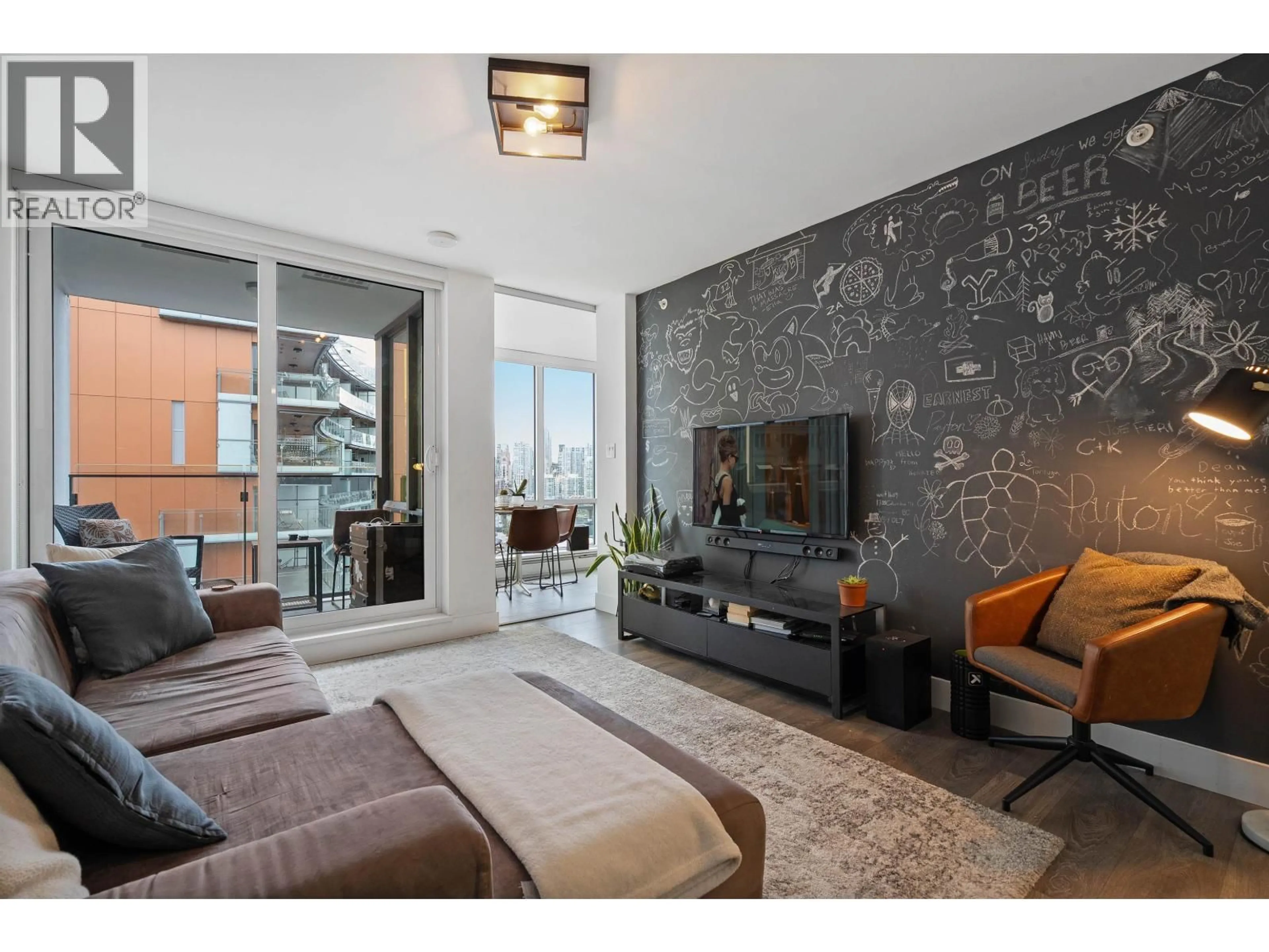 Living room with furniture, unknown for 1609 - 1788 COLUMBIA STREET, Vancouver British Columbia V5Y0L7