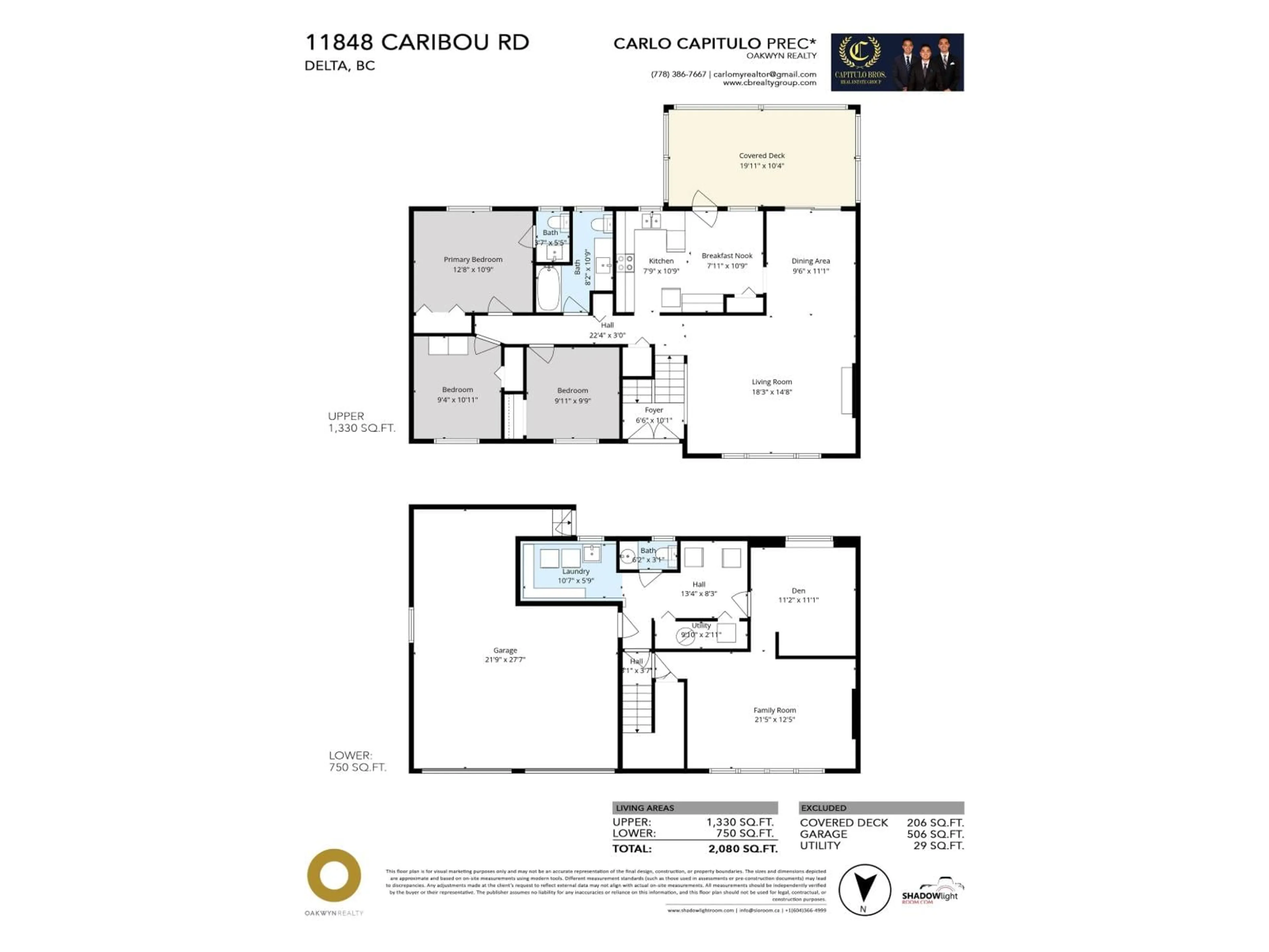 Floor plan for 11848 CARIBOU ROAD, Delta British Columbia V4E2B5