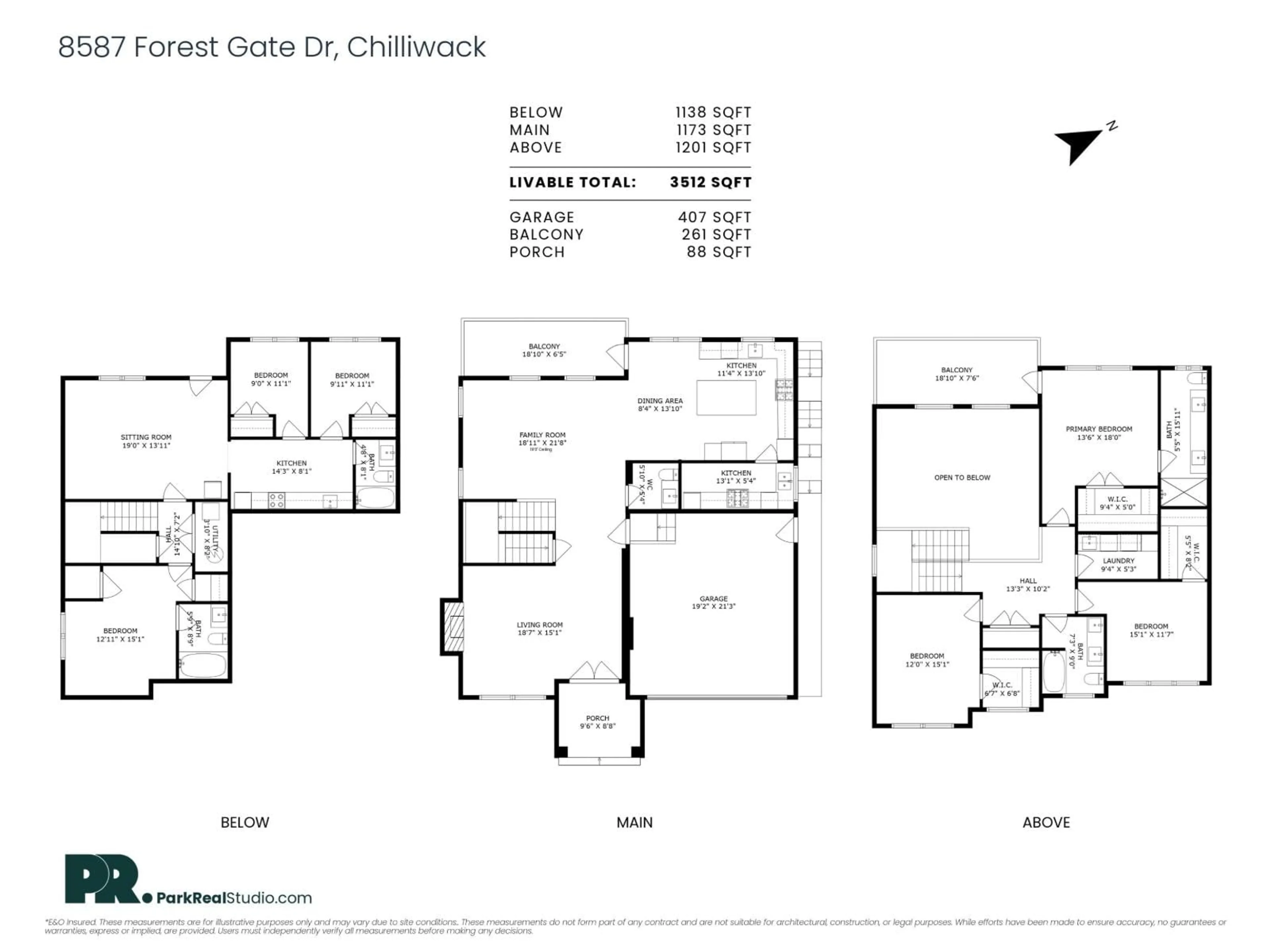 Floor plan for 8587 FOREST GATE DRIVE, Chilliwack British Columbia V4Z0C7