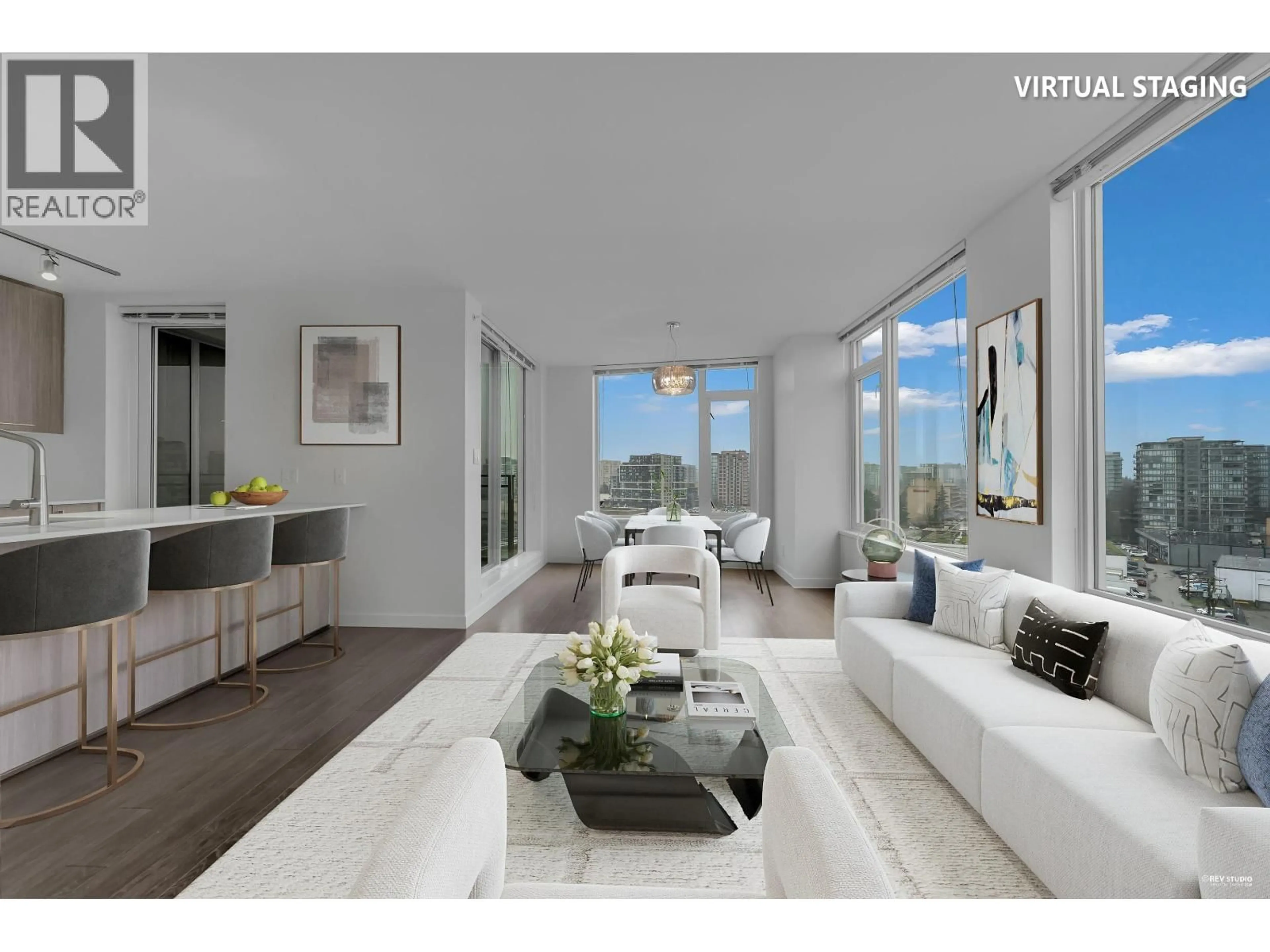 Living room with furniture, unknown for 1109 - 7708 ALDERBRIDGE WAY, Richmond British Columbia V6X0P9