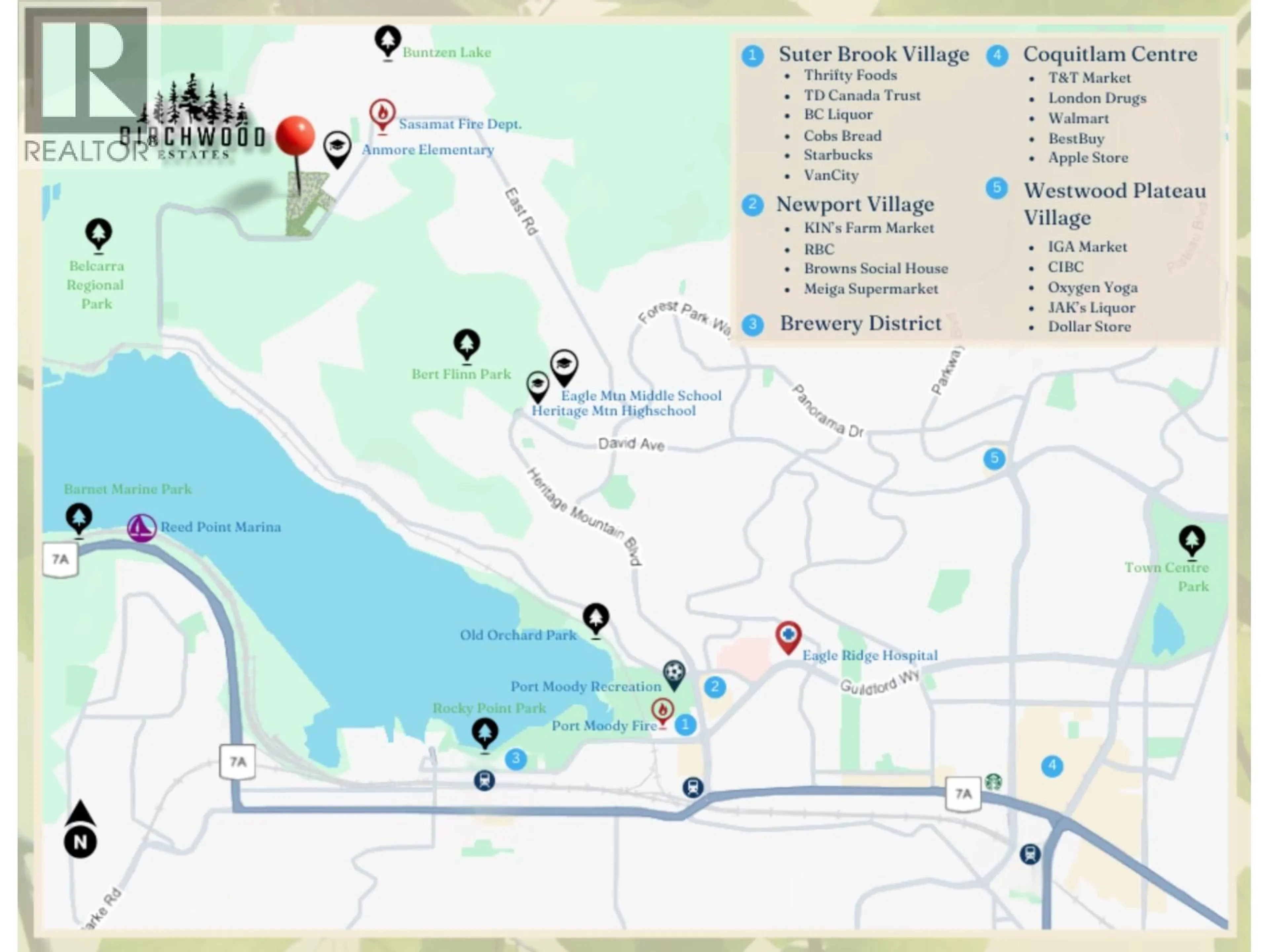 Picture of a map for LOT 18 - 2307 SUNNYSIDE ROAD, Anmore British Columbia V3H4Y4