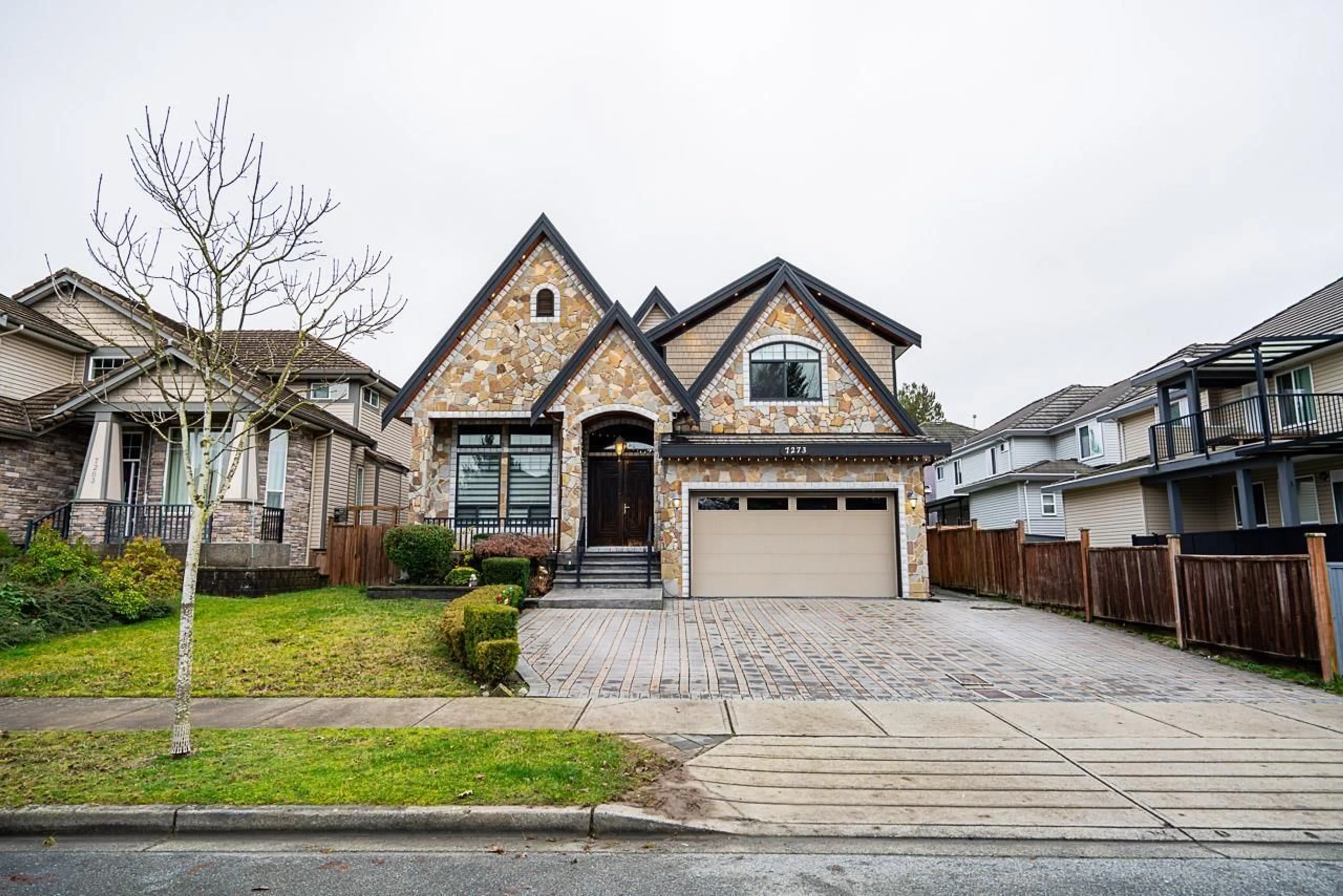 Home with brick exterior material, street for 7273 149 STREET, Surrey British Columbia V3S0T7