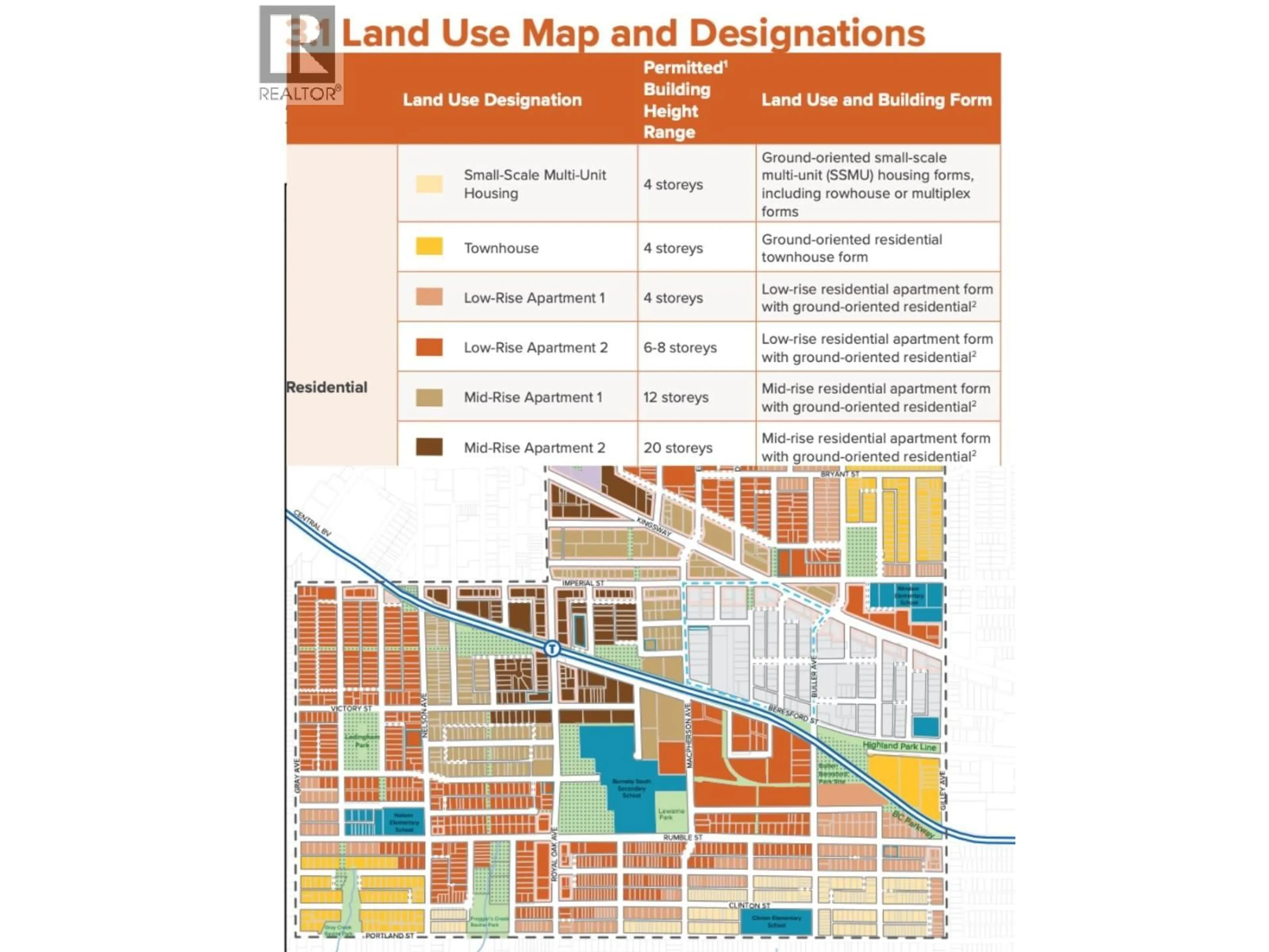 Picture of a map for 5263 IMPERIAL STREET, Burnaby British Columbia V5J1E5