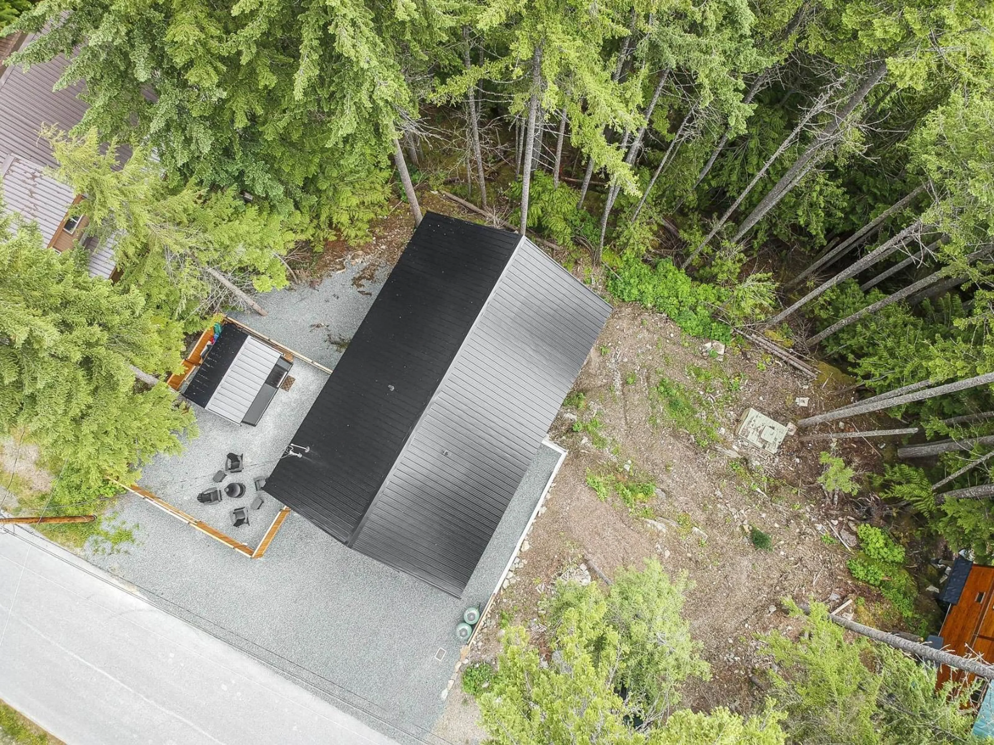 A pic from outside/outdoor area/front of a property/back of a property/a pic from drone, forest/trees view for 14934 PARKHILL BOULEVARD, Sunshine Valley British Columbia V0X1L5