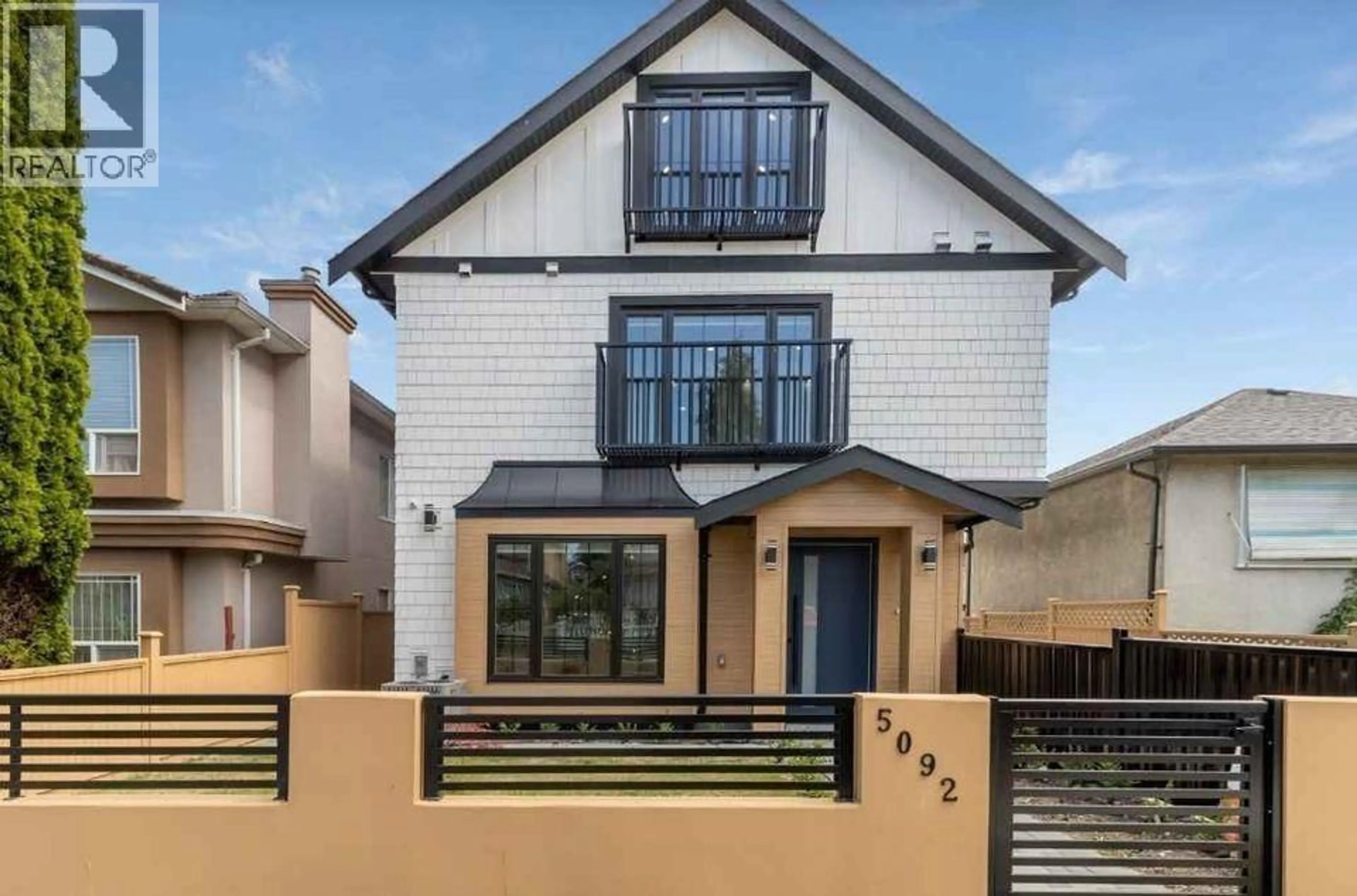 Home with brick exterior material, street for 5092 CLARENDON STREET, Vancouver British Columbia V5R3J5