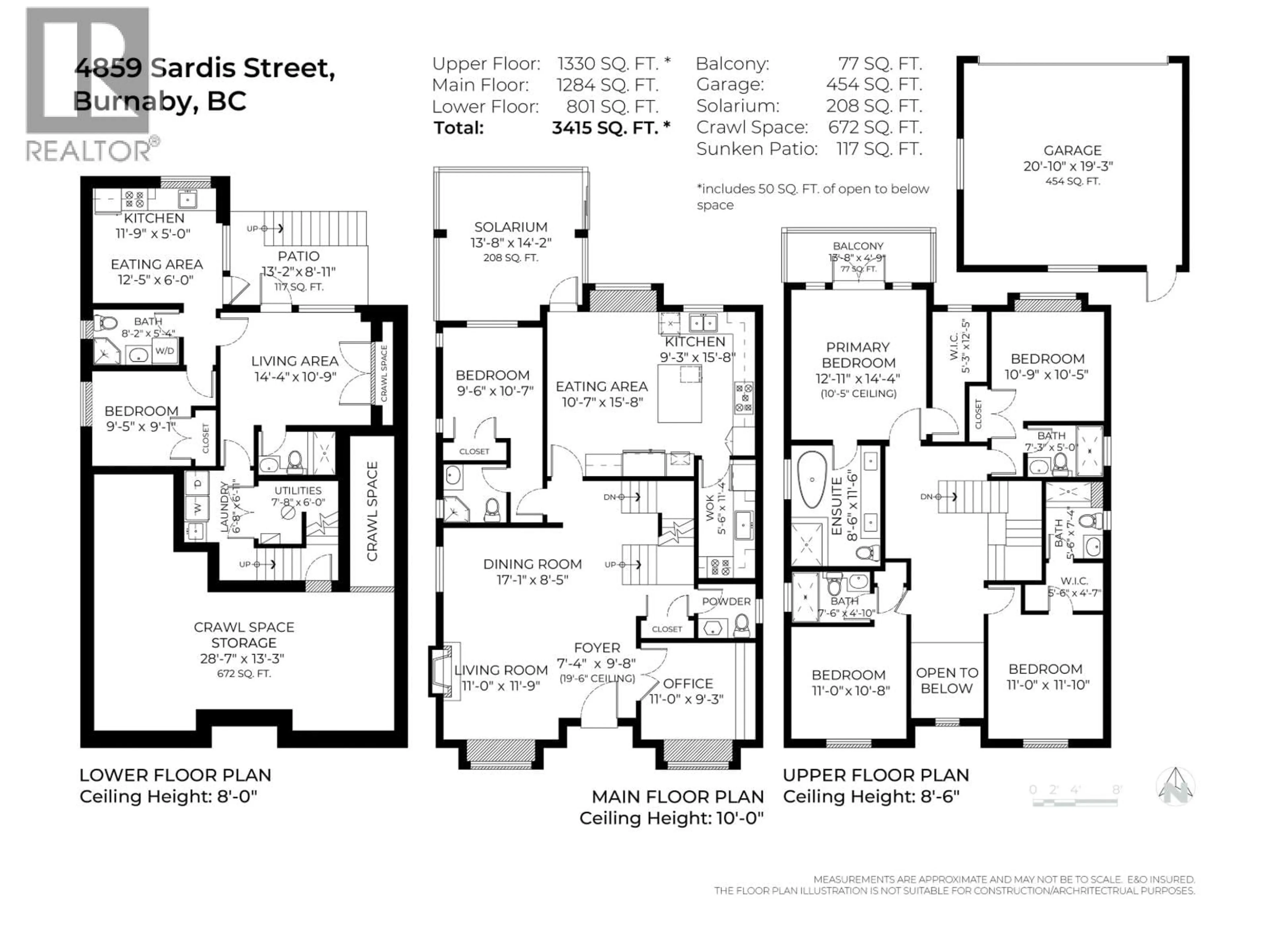 Floor plan for 4859 SARDIS STREET, Burnaby British Columbia V5H1L4