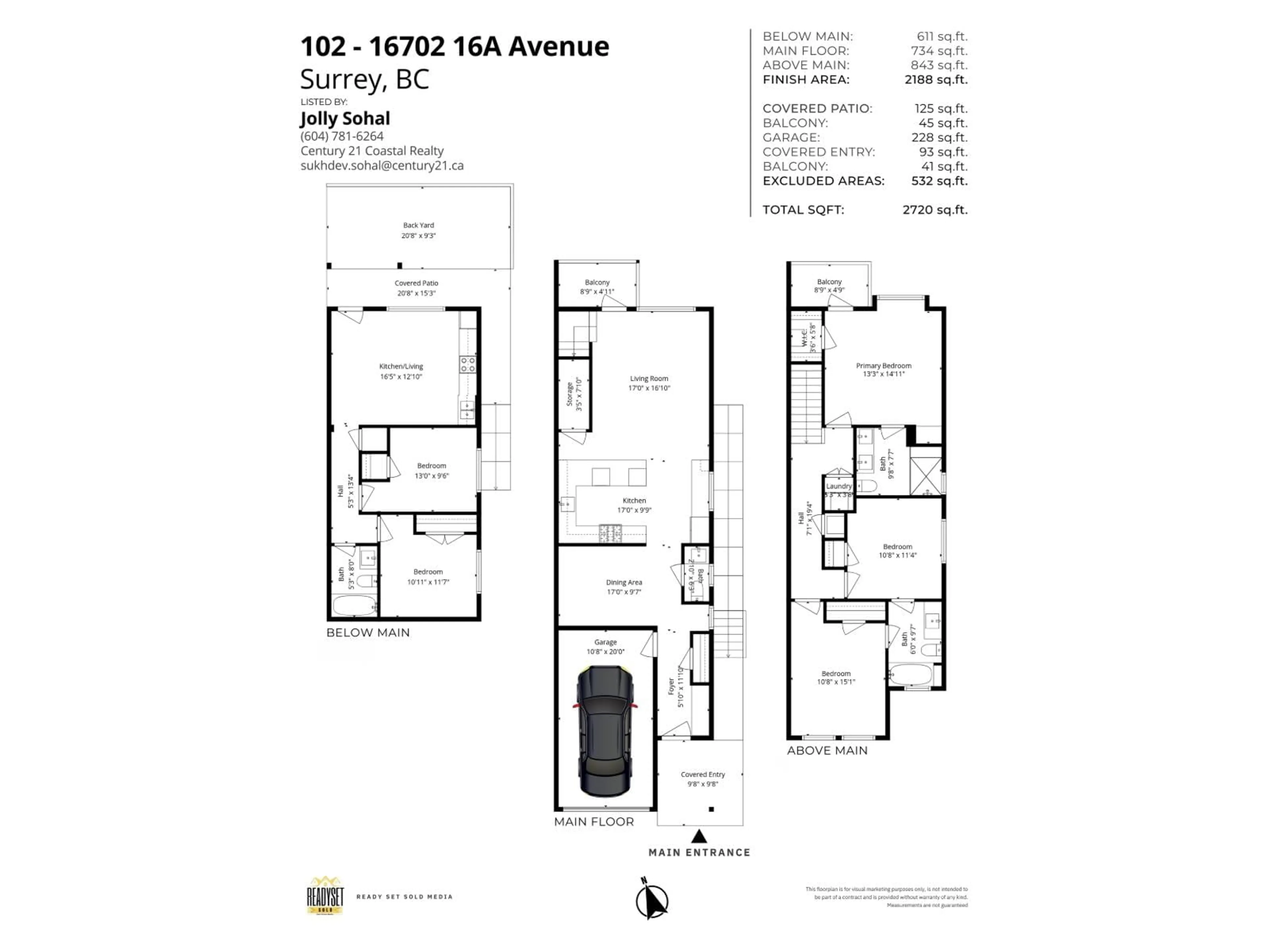 Floor plan for 102 - 16702 16A AVENUE, Surrey British Columbia V3Z0T3