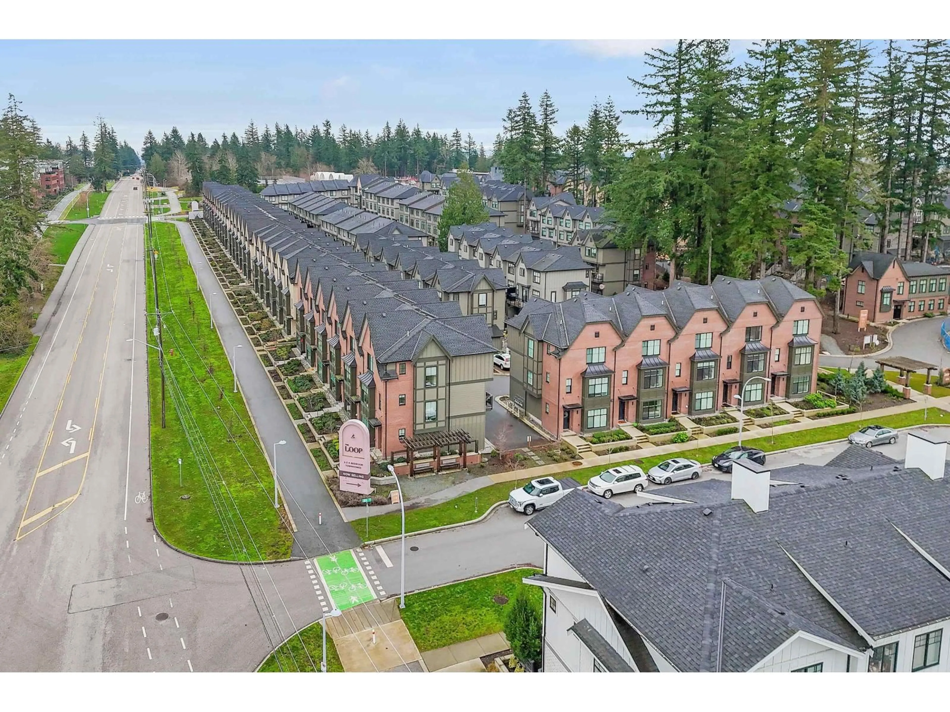 A pic from outside/outdoor area/front of a property/back of a property/a pic from drone, mountain view for 11 - 2350 165 STREET, Surrey British Columbia V3Z1J9