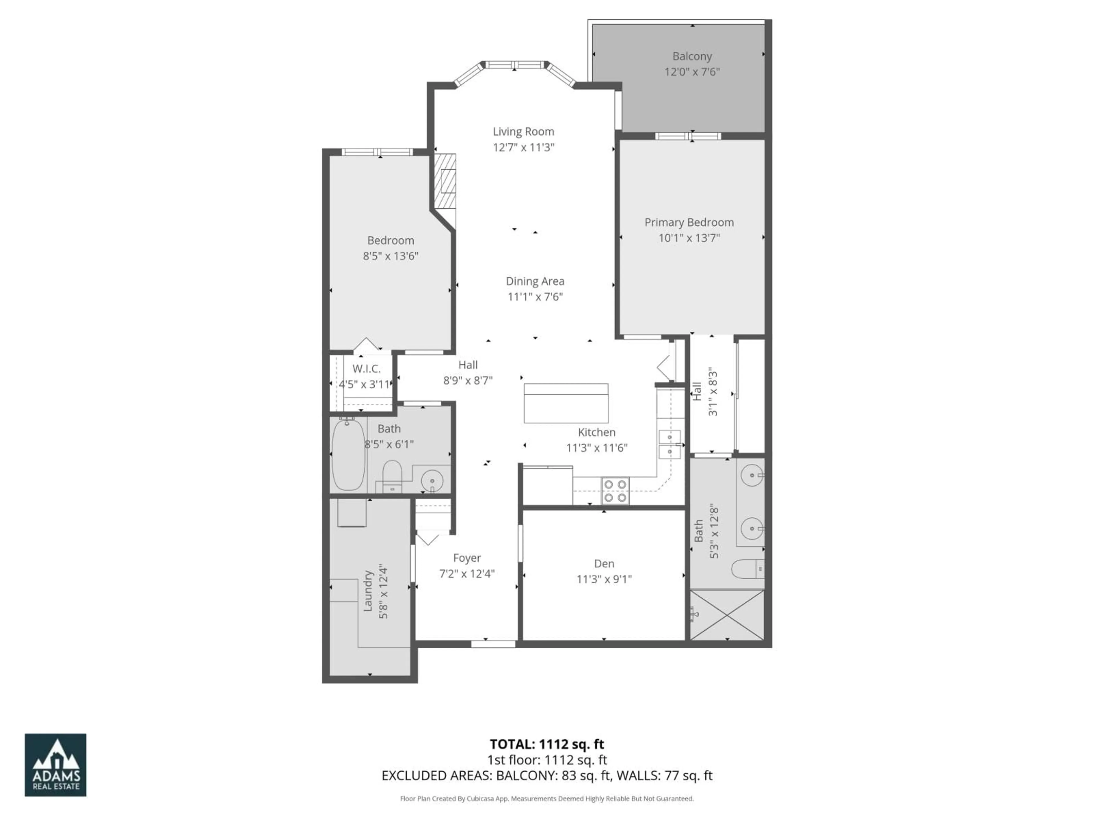 Floor plan for 203 - 45615 BRETT AVENUE, Chilliwack British Columbia V2P1P1