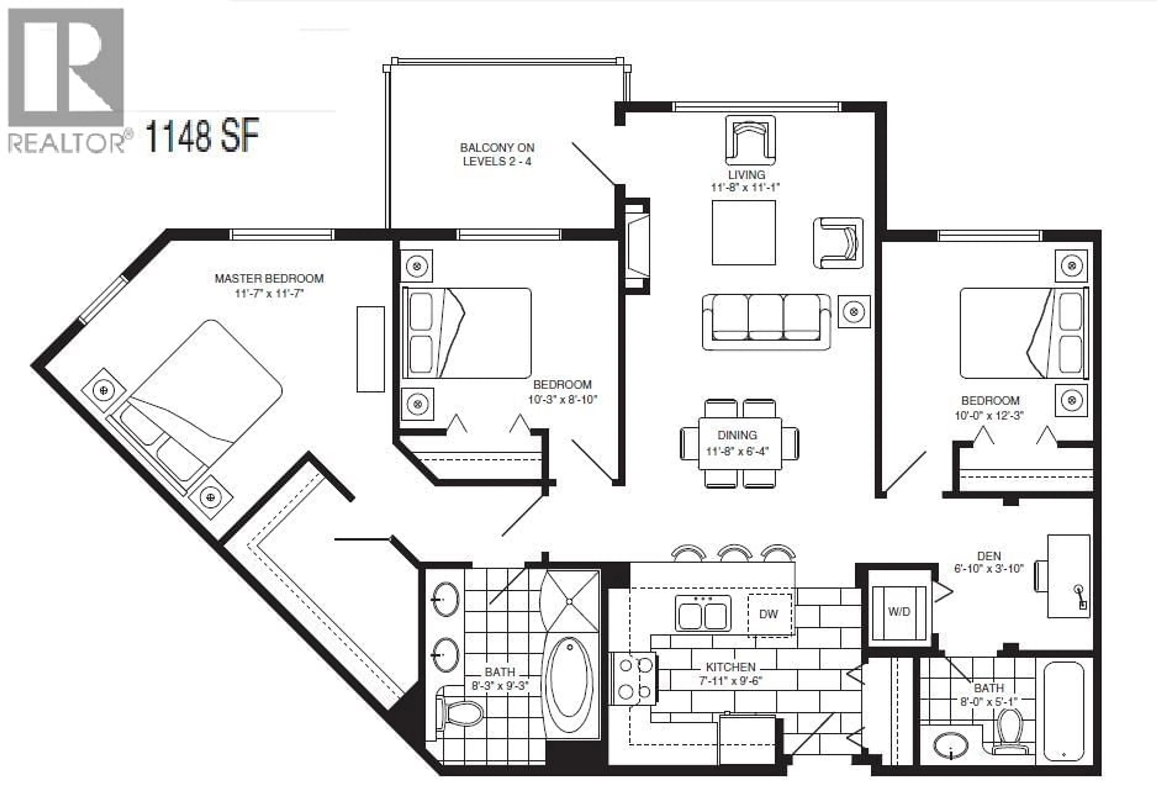 Floor plan for 409 - 11665 HANEY, Maple Ridge British Columbia V2X8W9