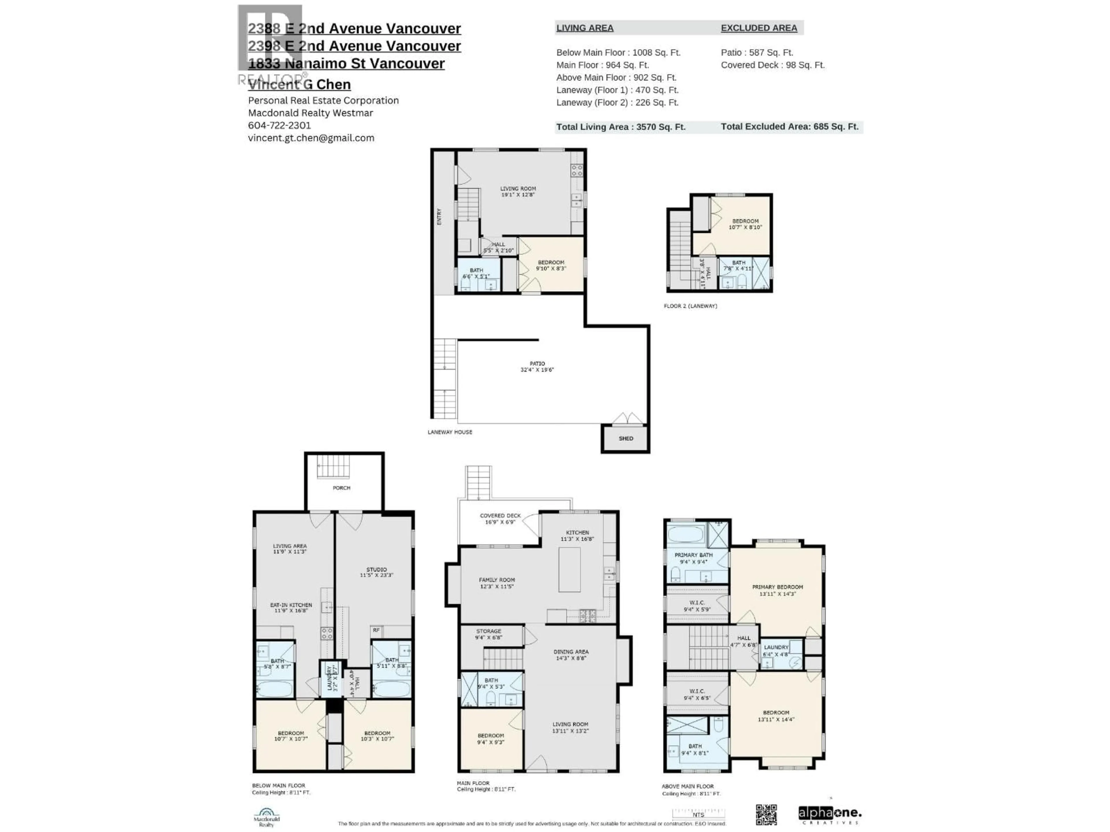 Floor plan for 2388 2ND AVENUE, Vancouver British Columbia V5N1G3