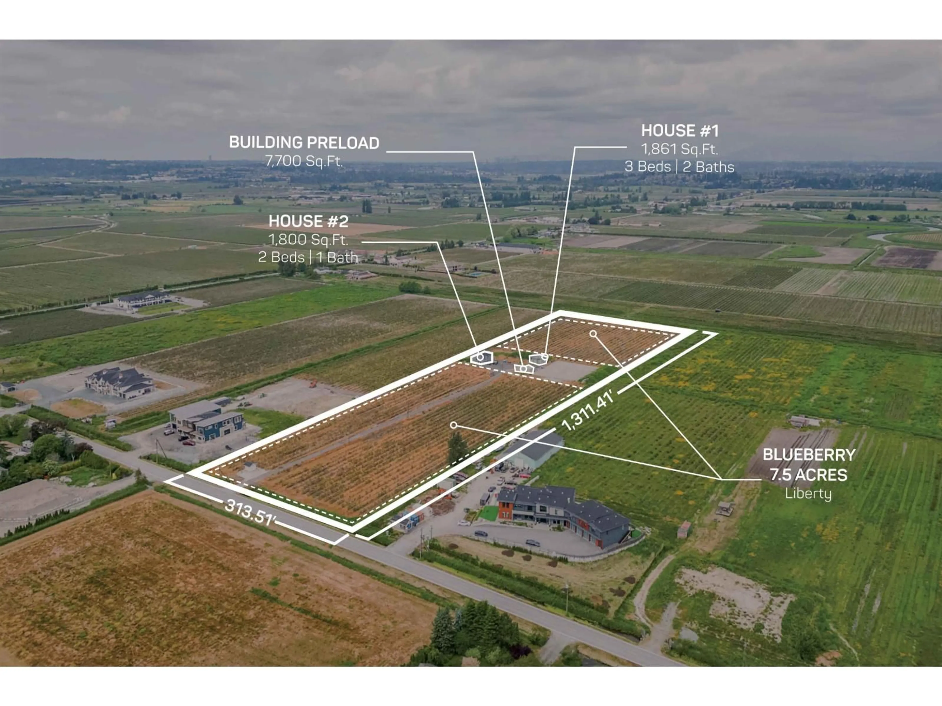 A pic from outside/outdoor area/front of a property/back of a property/a pic from drone, building for 17027 40 AVENUE, Langley British Columbia V3S0L5