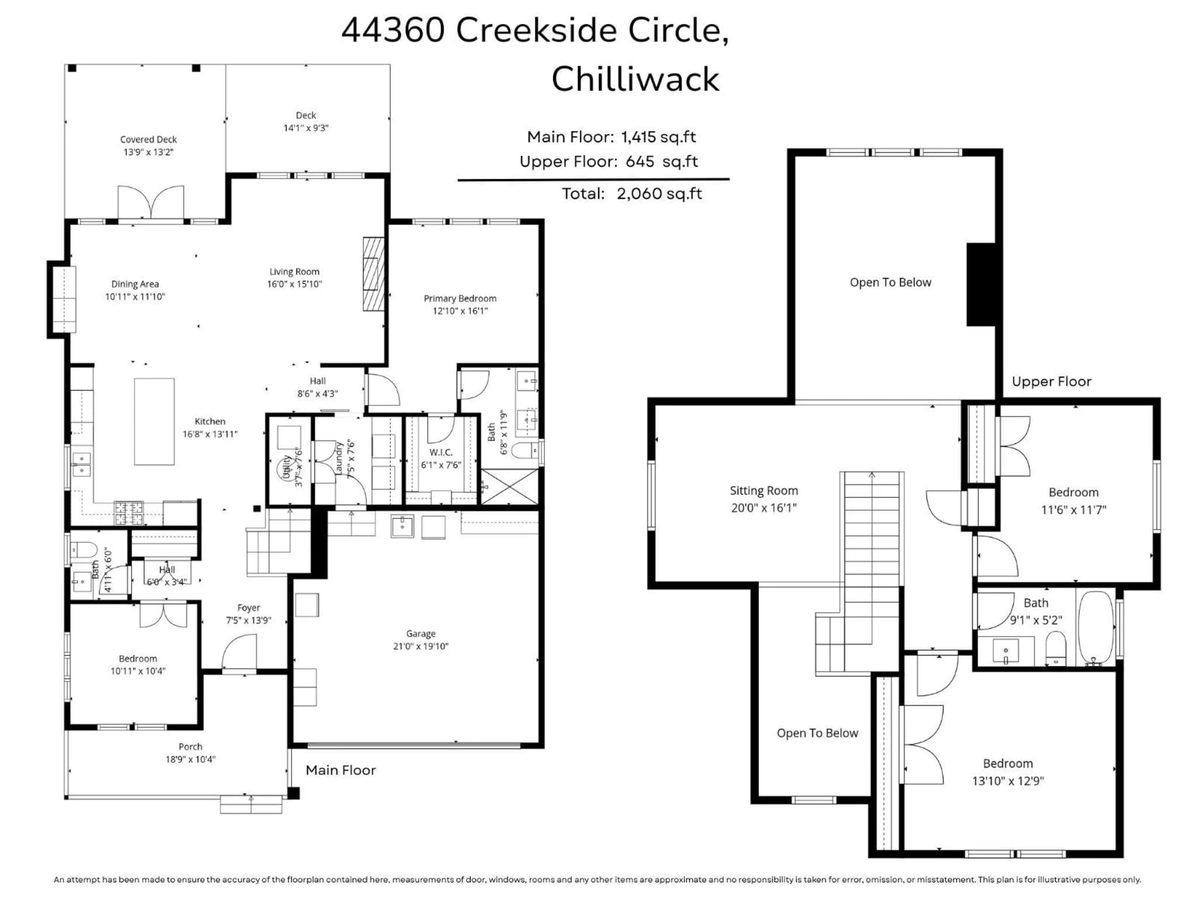 Floor plan for 43360 CREEKSIDE CIRCLE, Lindell Beach British Columbia V2R0Z4