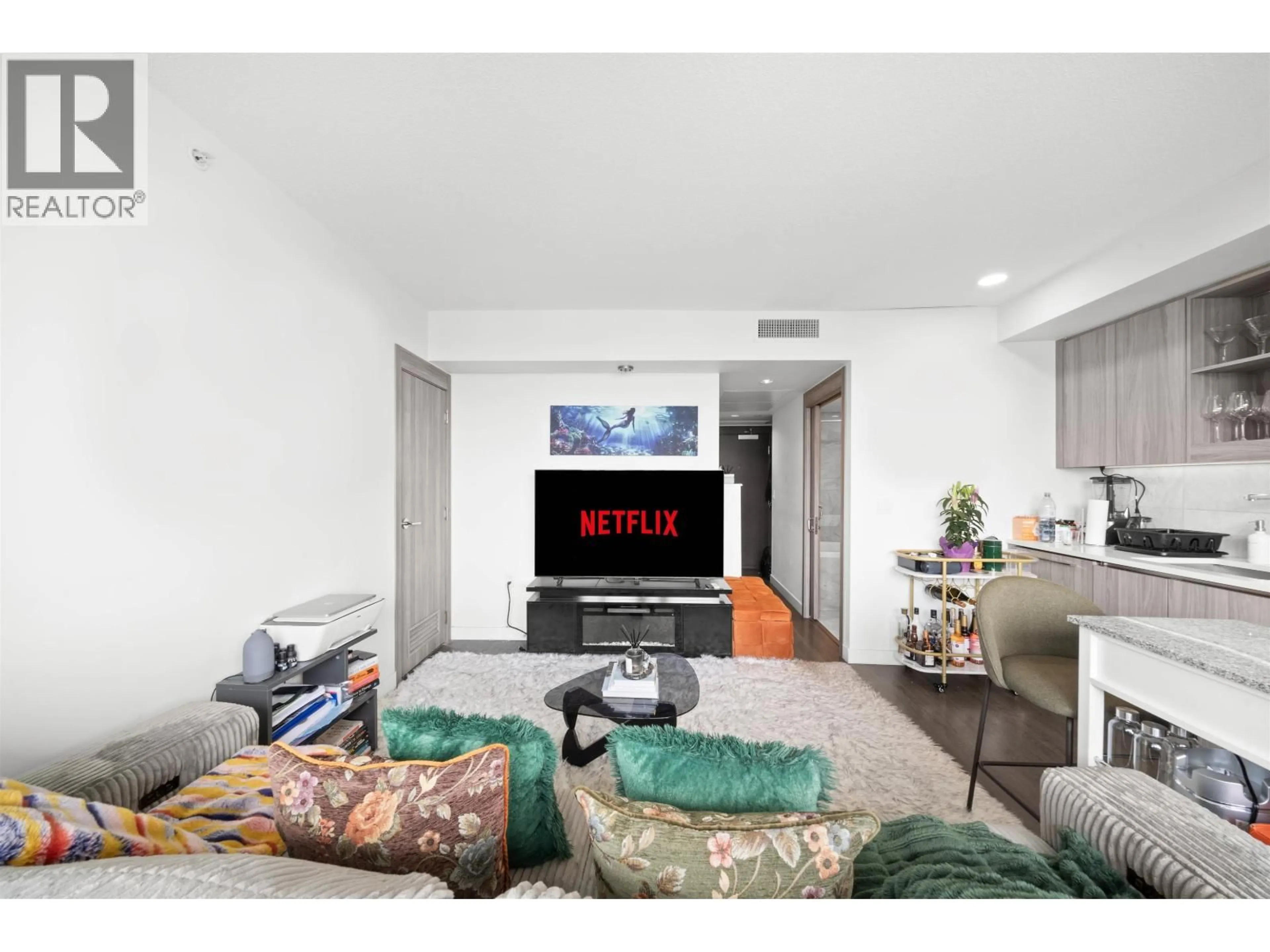 Home theater for 2304 - 89 NELSON STREET, Vancouver British Columbia V6Z0E7