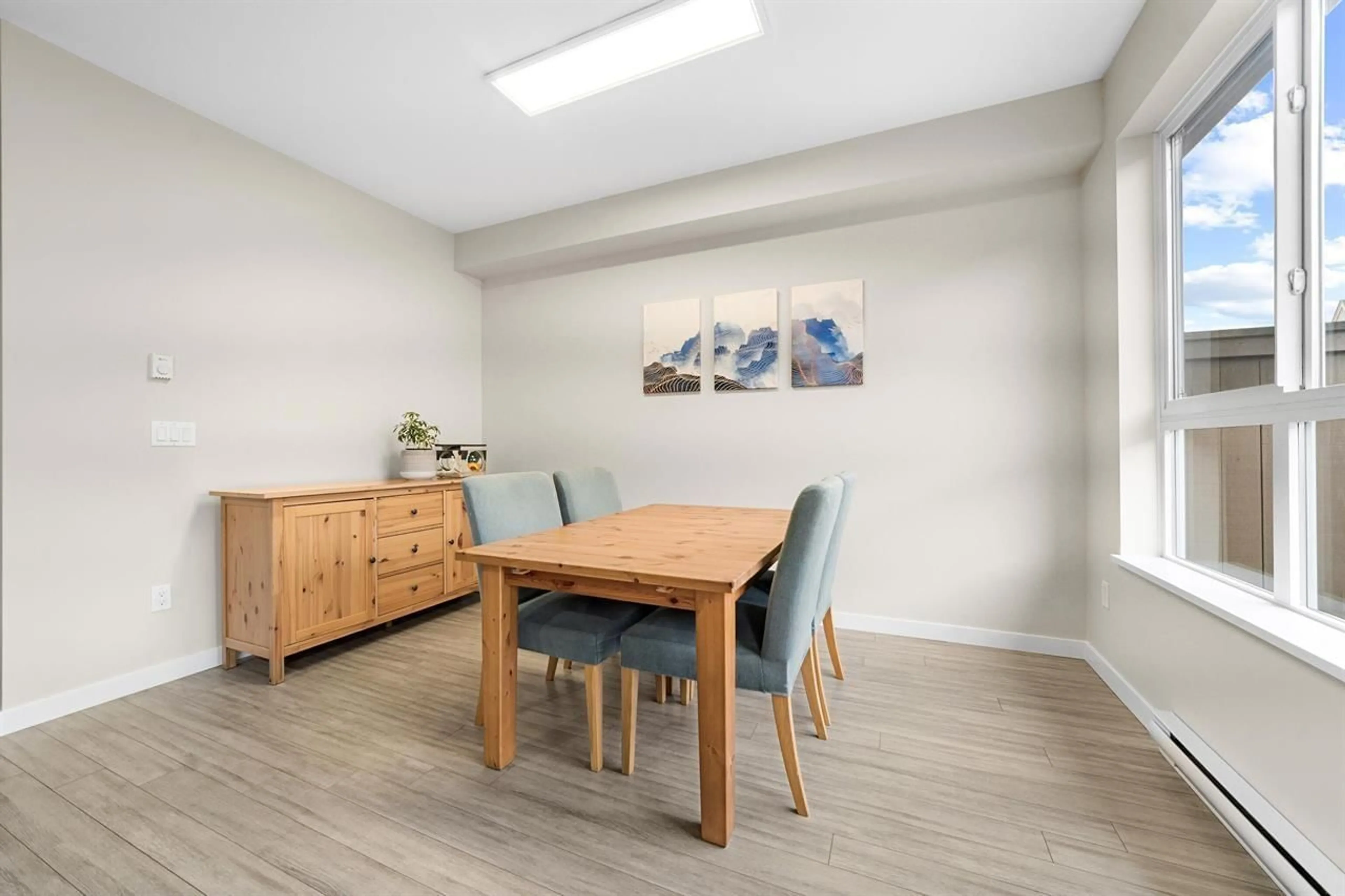 Dining room, wood/laminate floor for 67 - 10489 DELSOM CRESCENT, Delta British Columbia V4C0B9