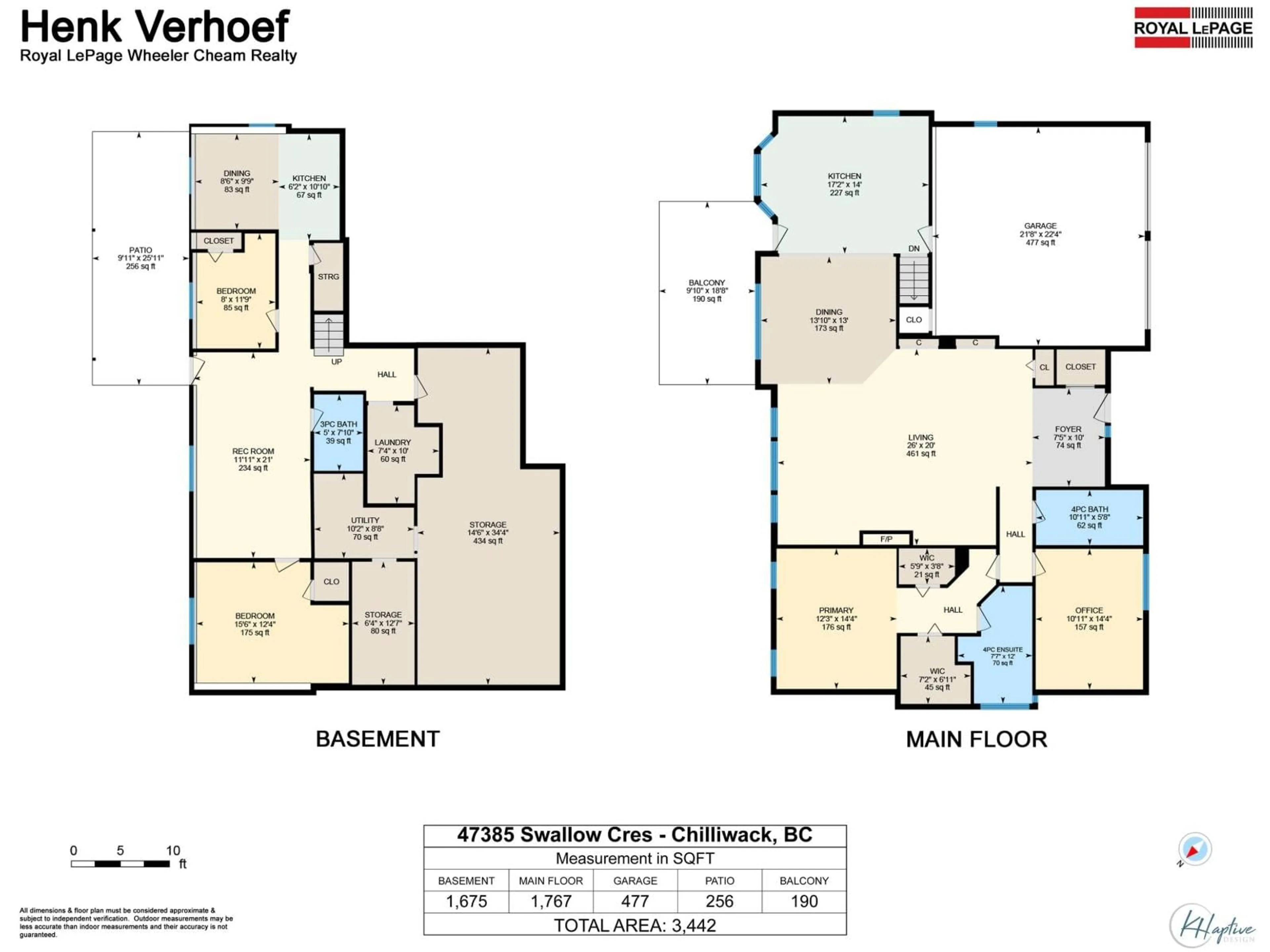 Floor plan for 47385 SWALLOW CRESCENT, Chilliwack British Columbia V2P7P8