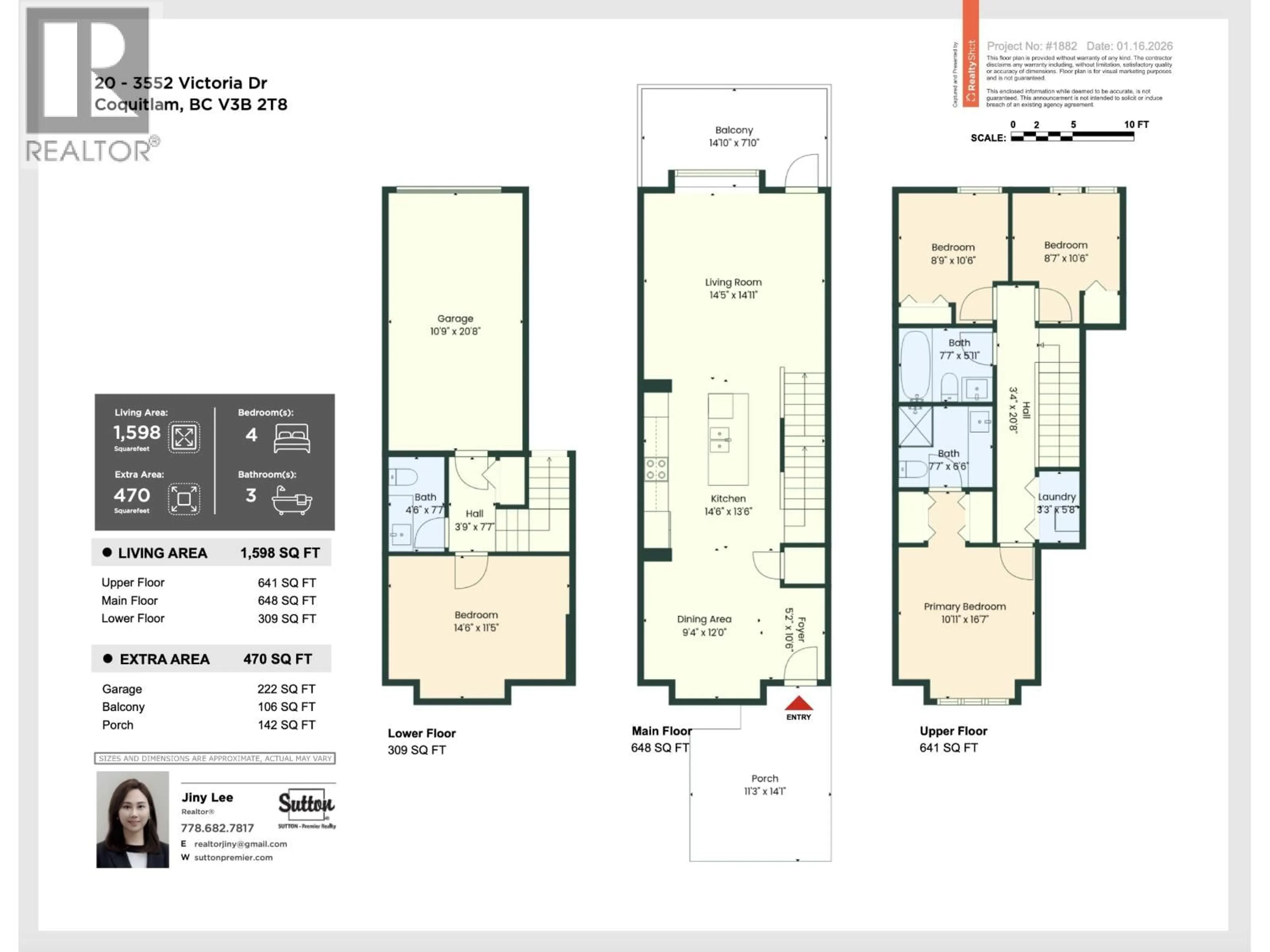 Floor plan for 20 - 3552 VICTORIA DRIVE, Coquitlam British Columbia V3E0N7