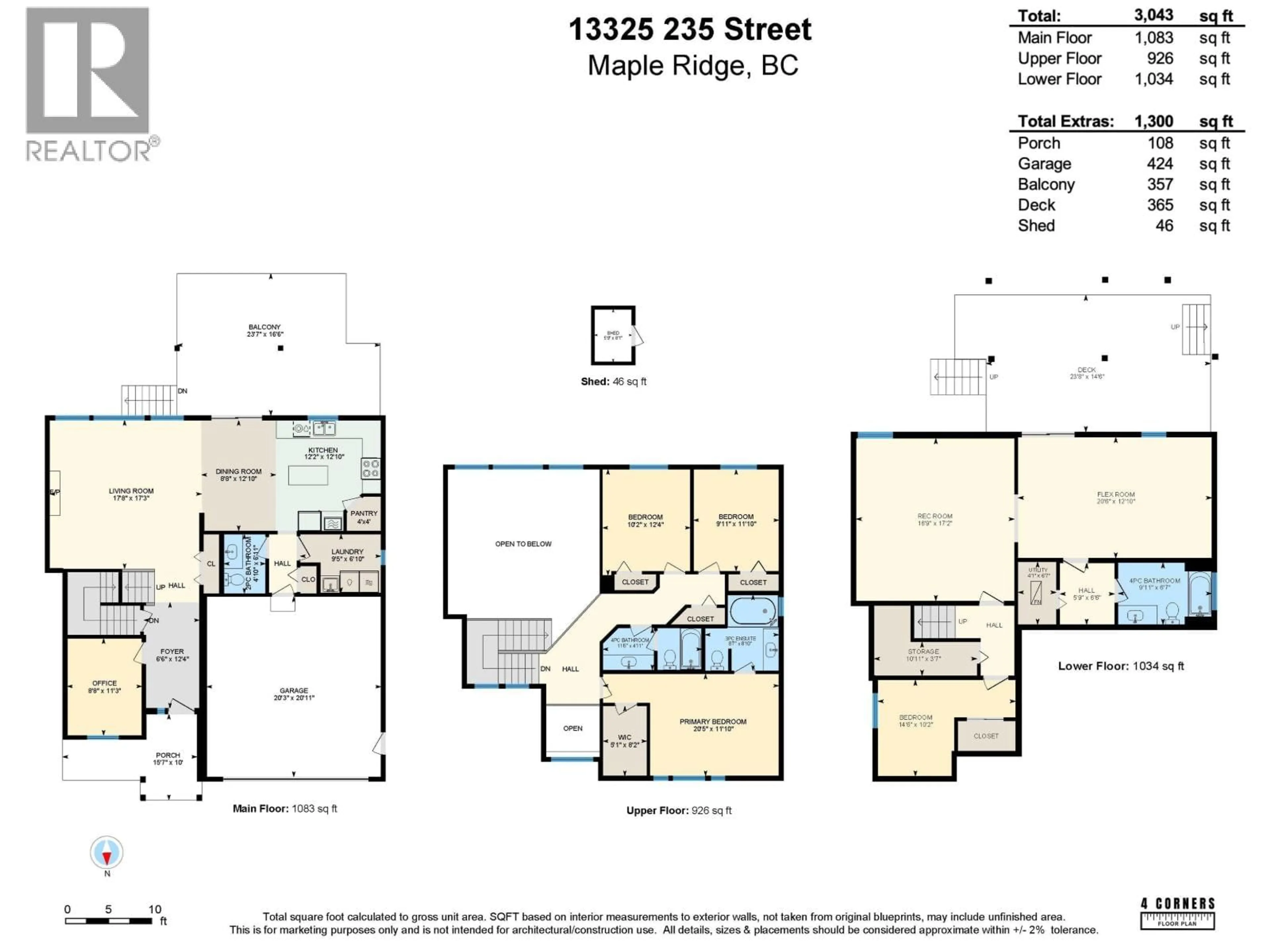 Floor plan for 13325 235 STREET, Maple Ridge British Columbia V4R2W3