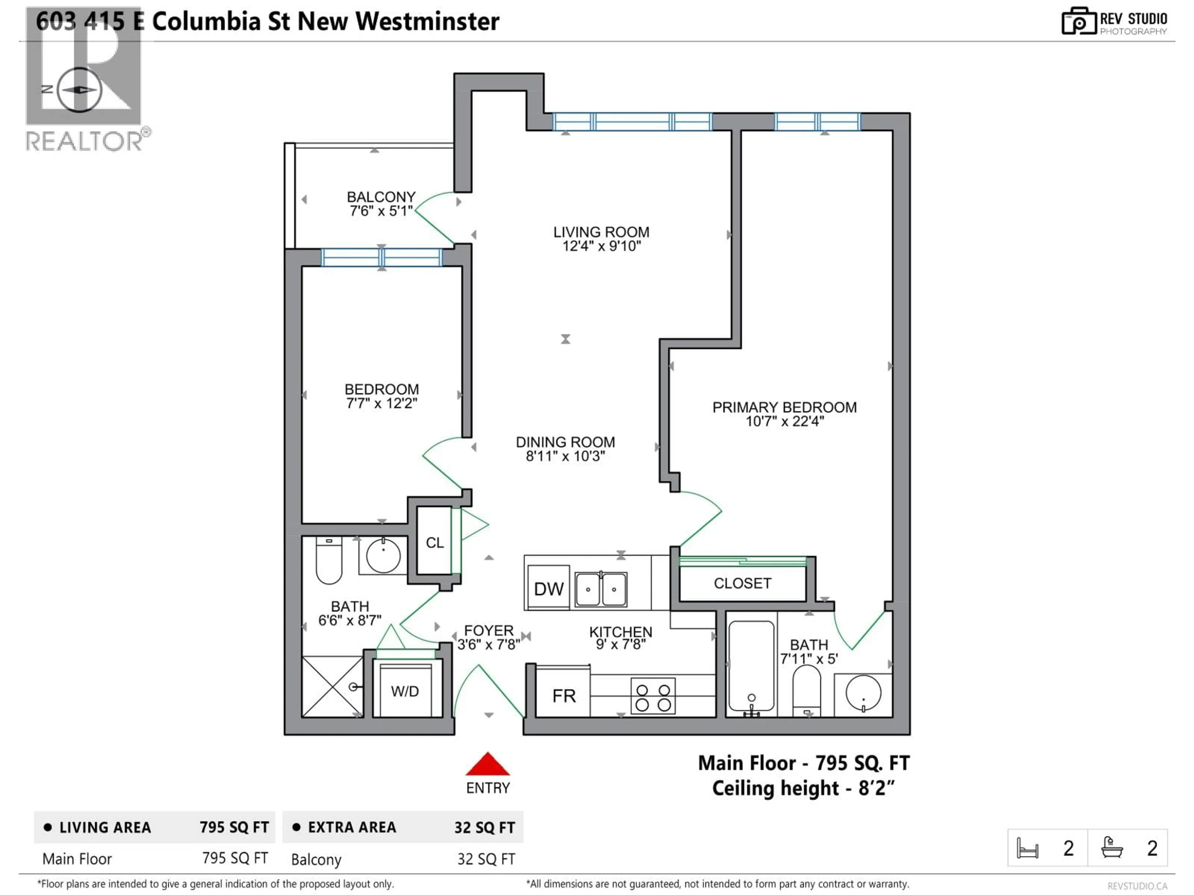 Floor plan for 603 - 415 COLUMBIA STREET, New Westminster British Columbia V3L0B4