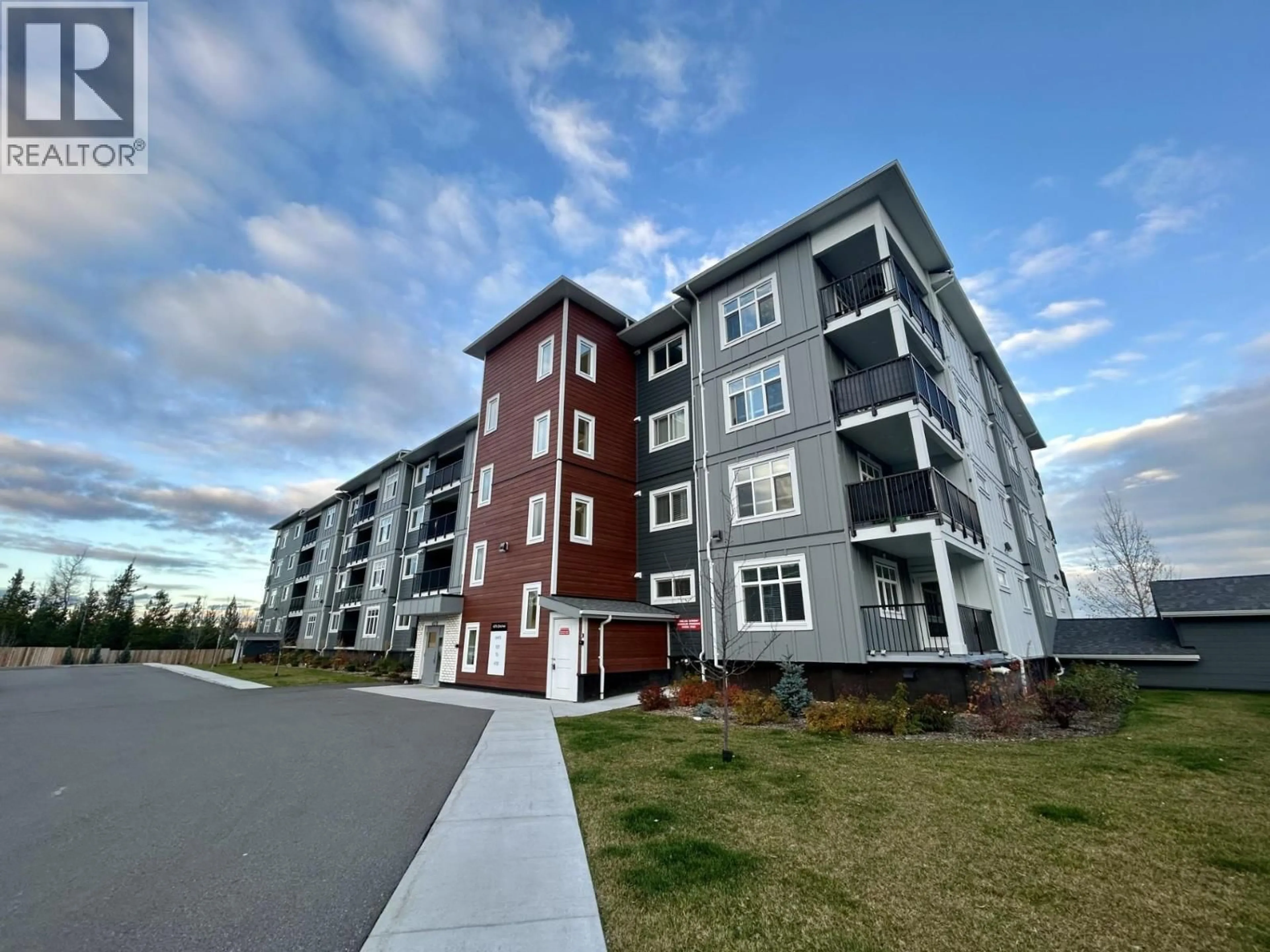 A pic from outside/outdoor area/front of a property/back of a property/a pic from drone, building for 408 - 4278 22ND AVENUE, Prince George British Columbia V2N0J4