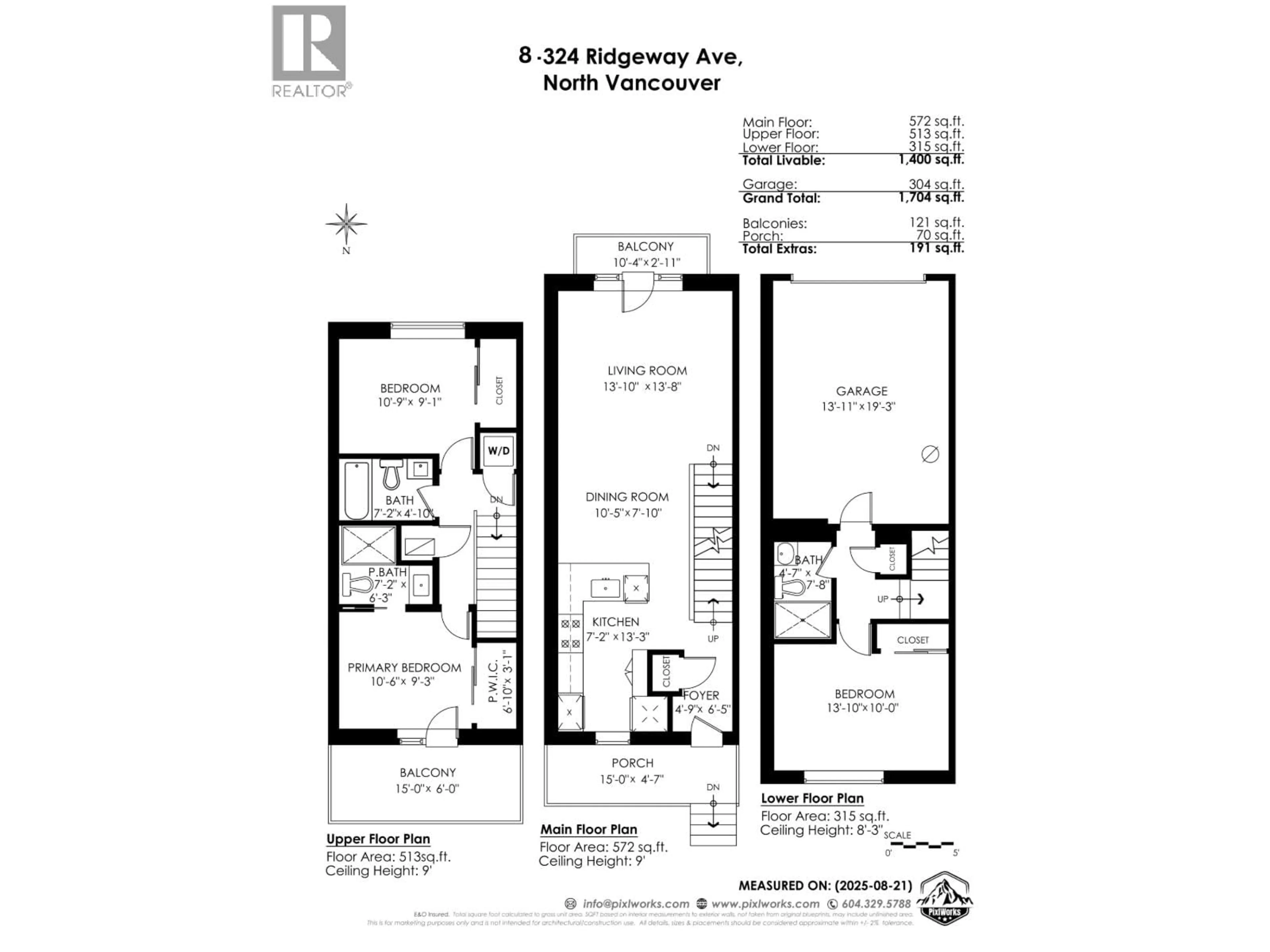 Floor plan for TH8 - 324 RIDGEWAY AVENUE, North Vancouver British Columbia V7L3P8