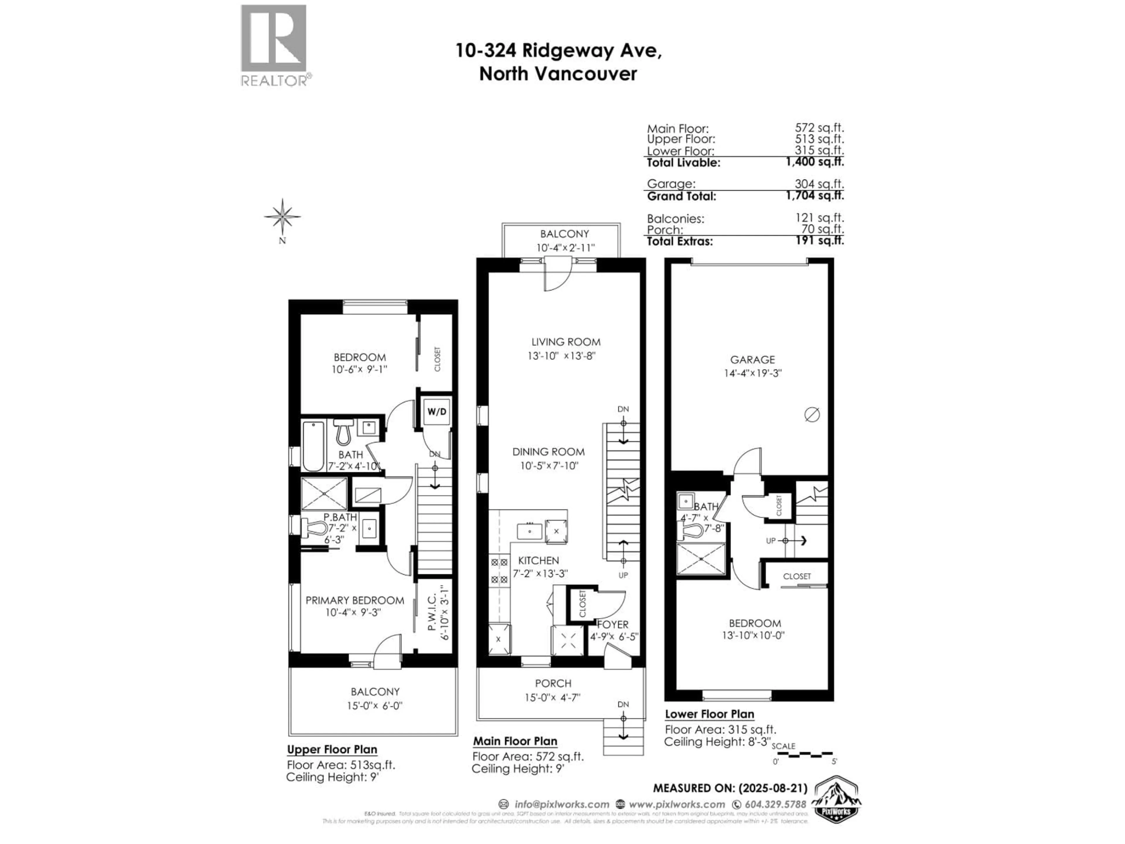 Floor plan for TH10 - 324 RIDGEWAY AVENUE, North Vancouver British Columbia V7L3P8