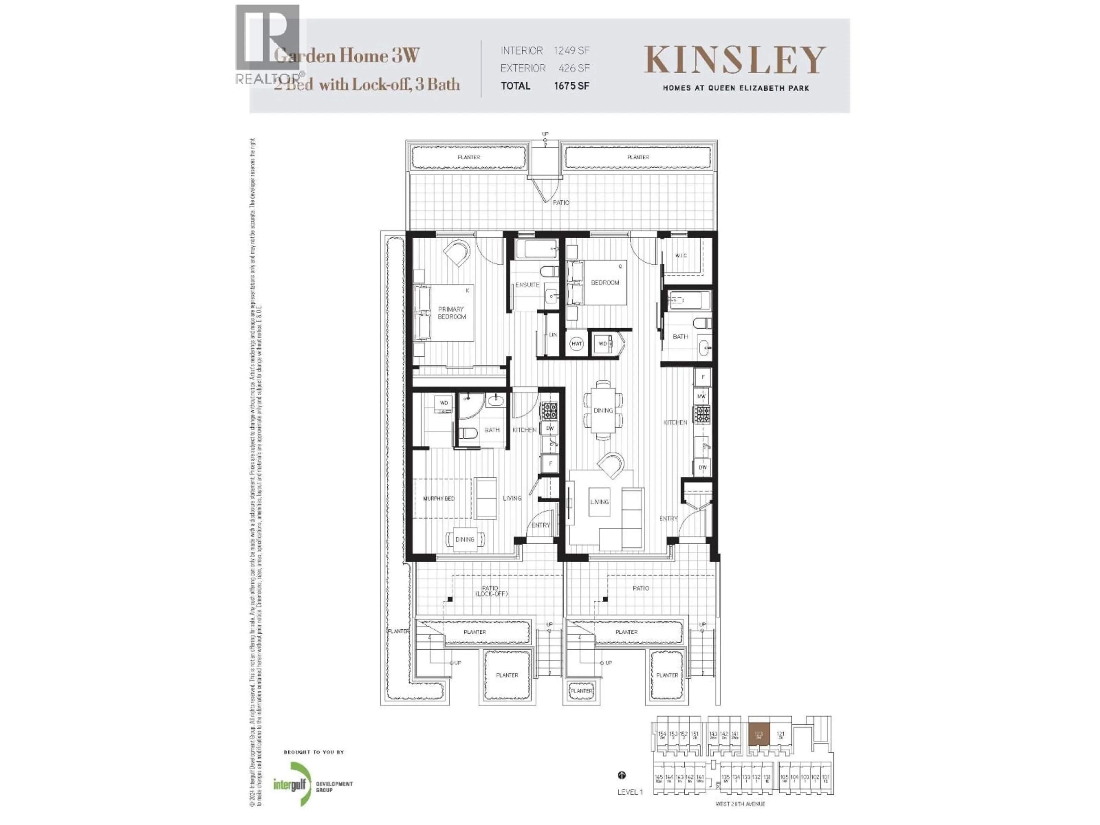 Floor plan for 121 - 471 28TH AVENUE, Vancouver British Columbia V5Y0P2
