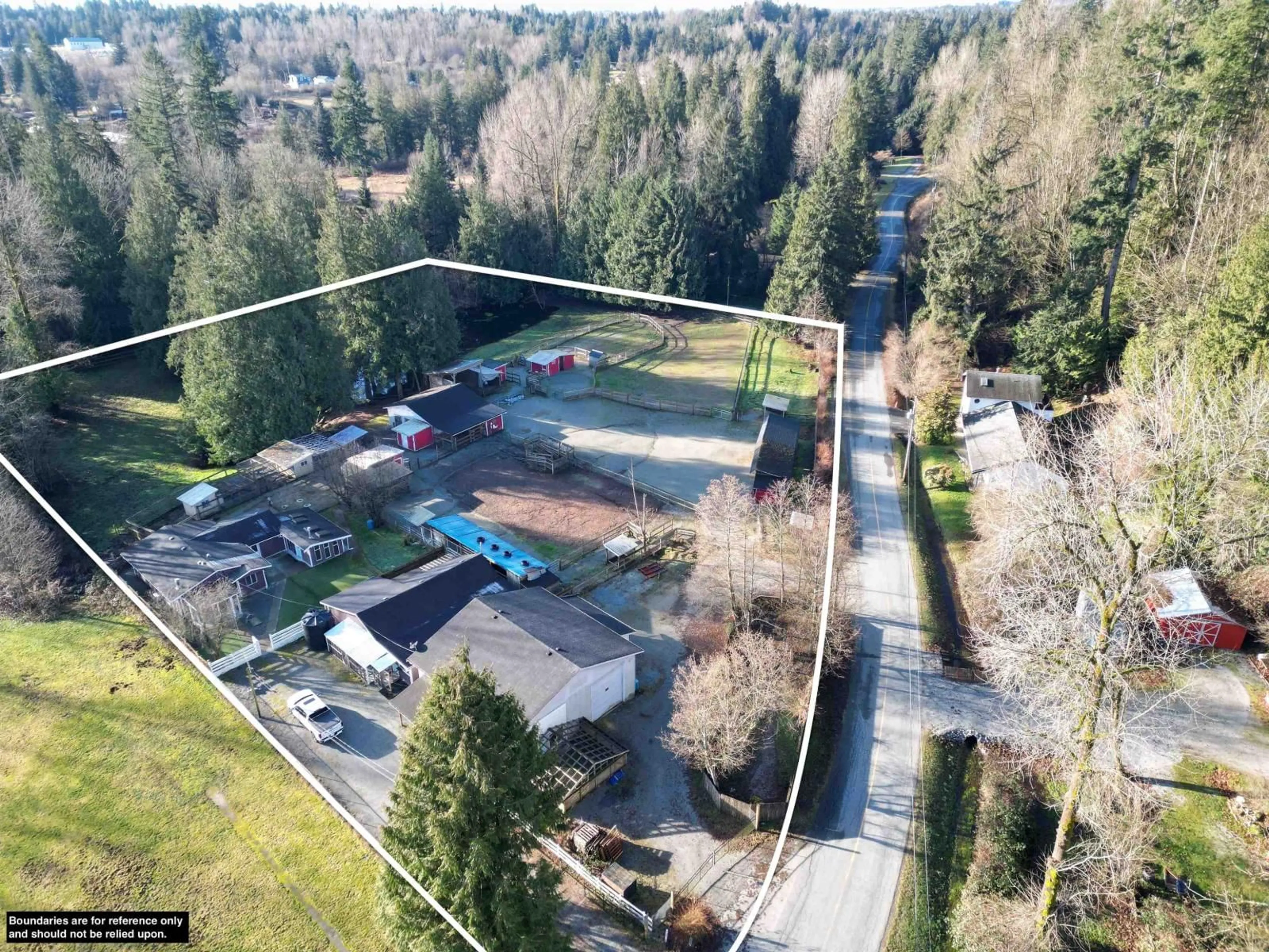 A pic from outside/outdoor area/front of a property/back of a property/a pic from drone, forest/trees view for 33860 DLUGOSH AVENUE, Mission British Columbia V2V6B2
