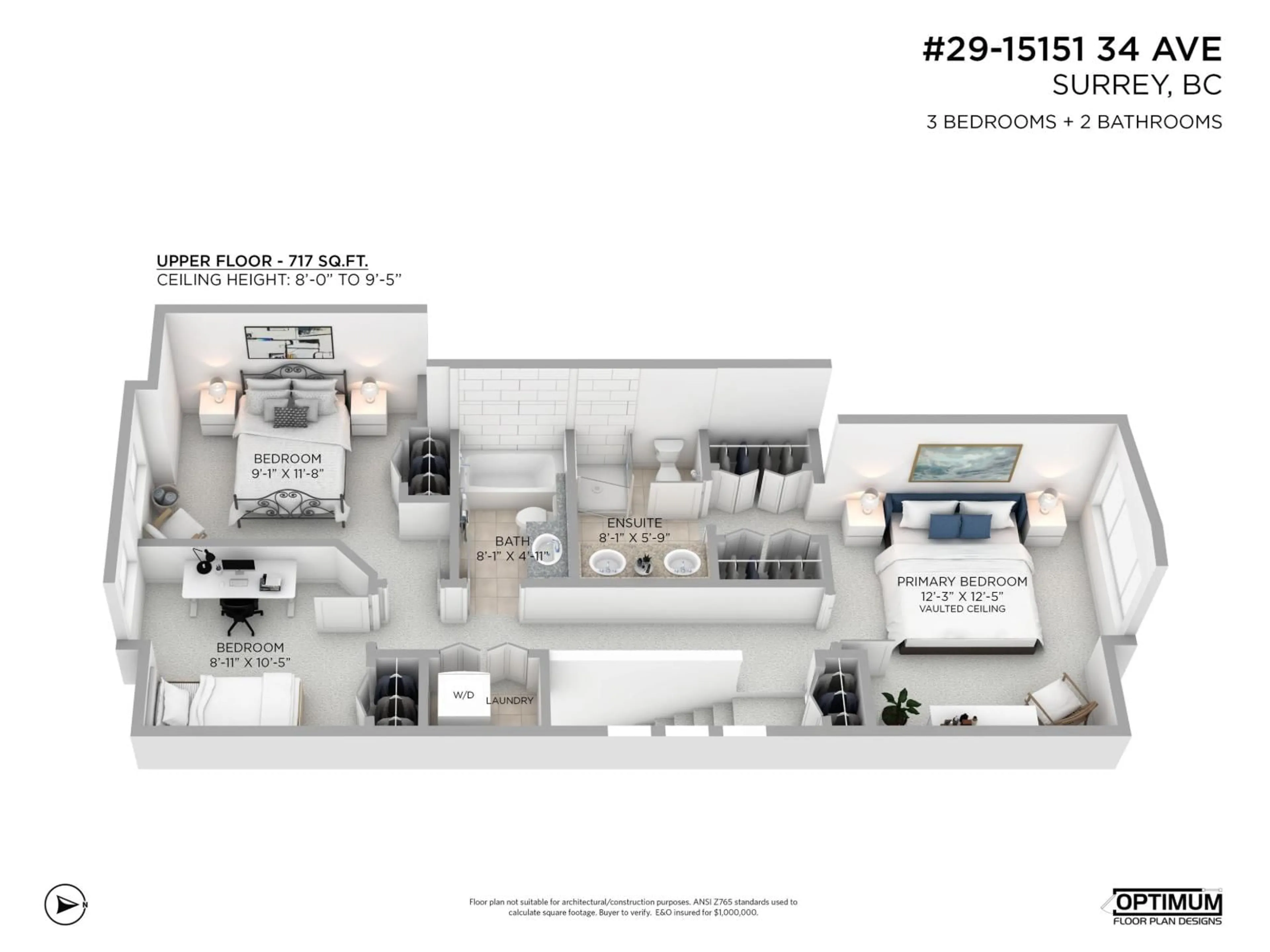 Floor plan for 29 - 15151 34 AVENUE, Surrey British Columbia V3Z4P5