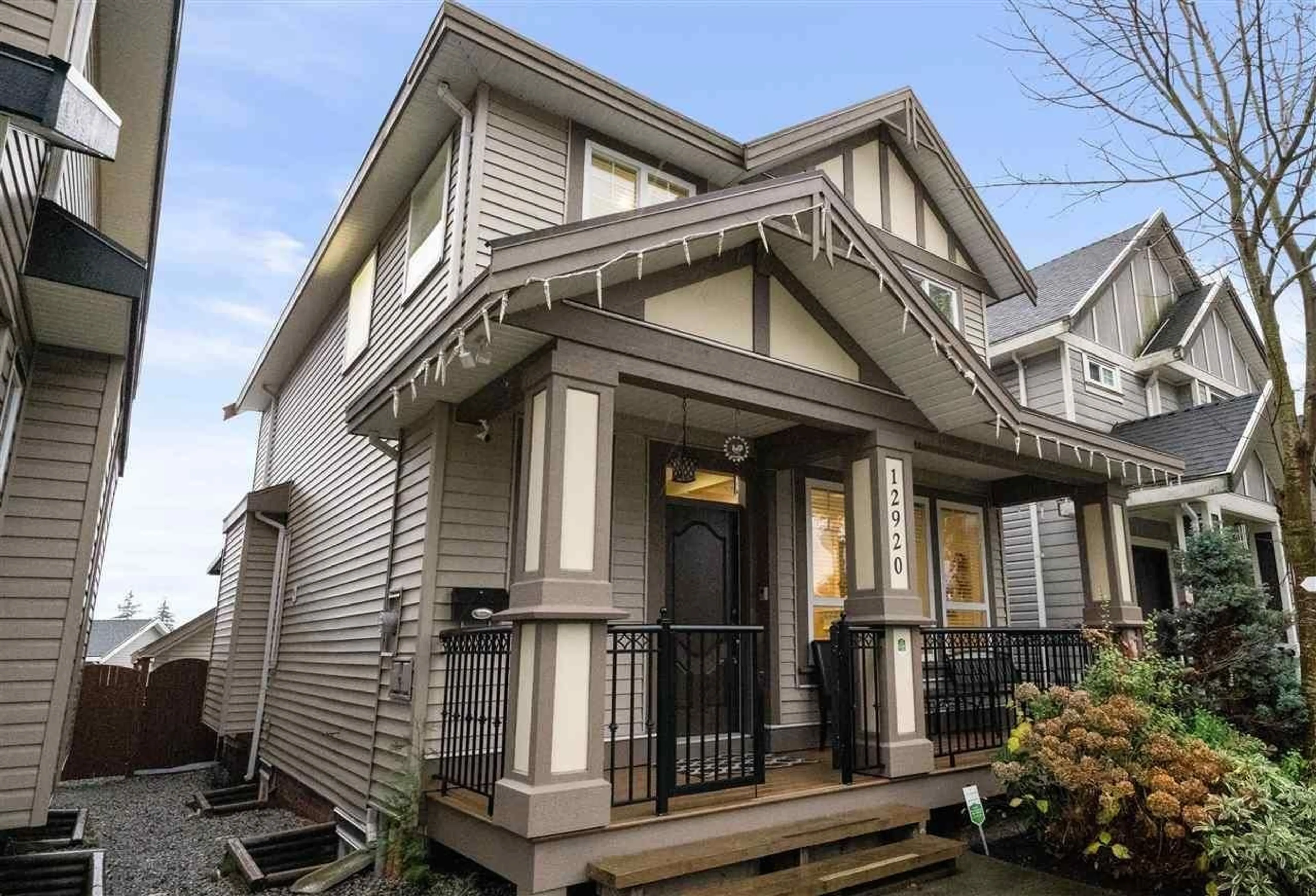 Home with vinyl exterior material, street for 12920 60 AVENUE, Surrey British Columbia V3X2L5