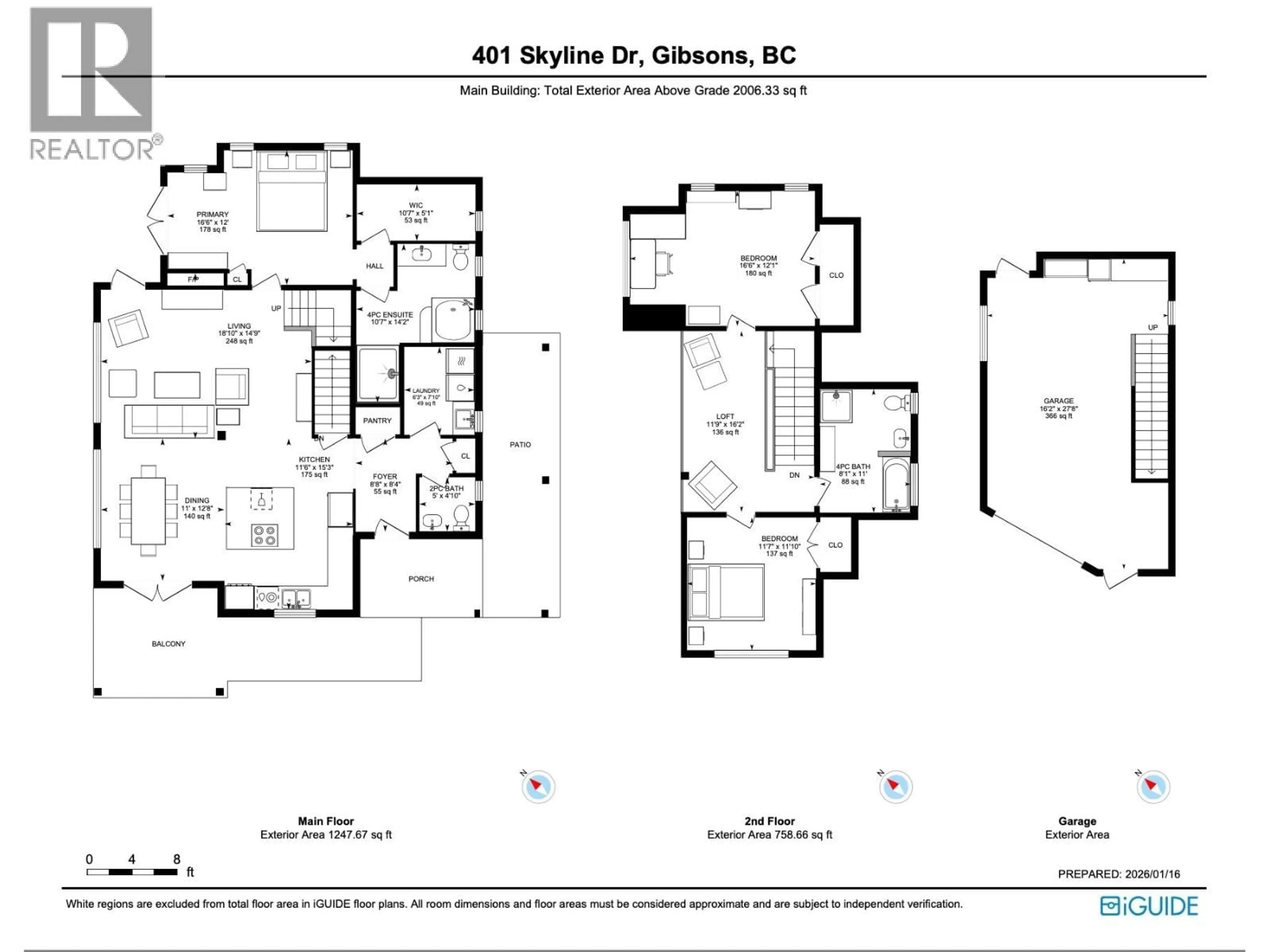 Floor plan for 401 SKYLINE DRIVE, Gibsons British Columbia V0N1V8