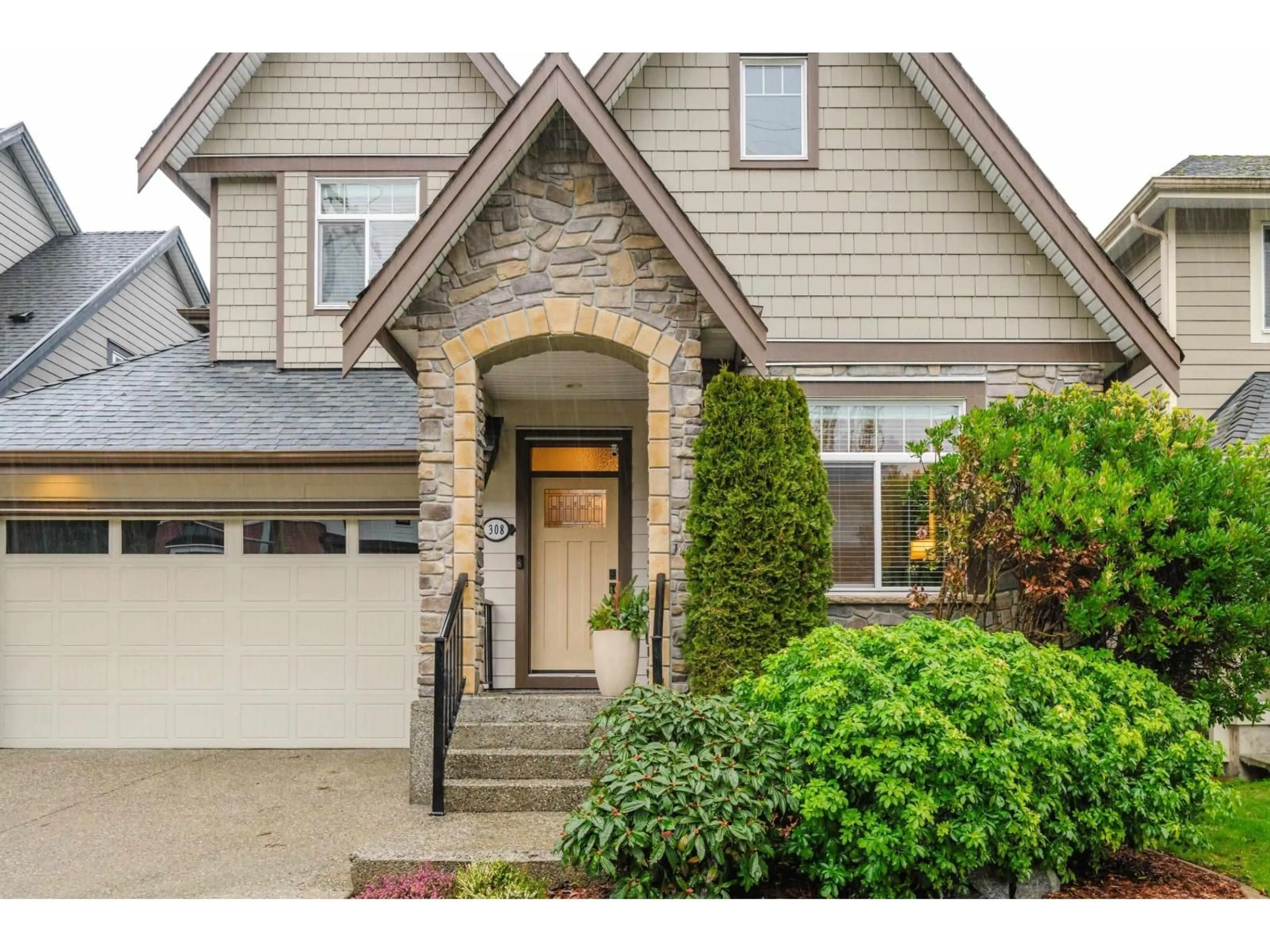 Home with brick exterior material, street for 308 171 STREET, Surrey British Columbia V3Z9P5