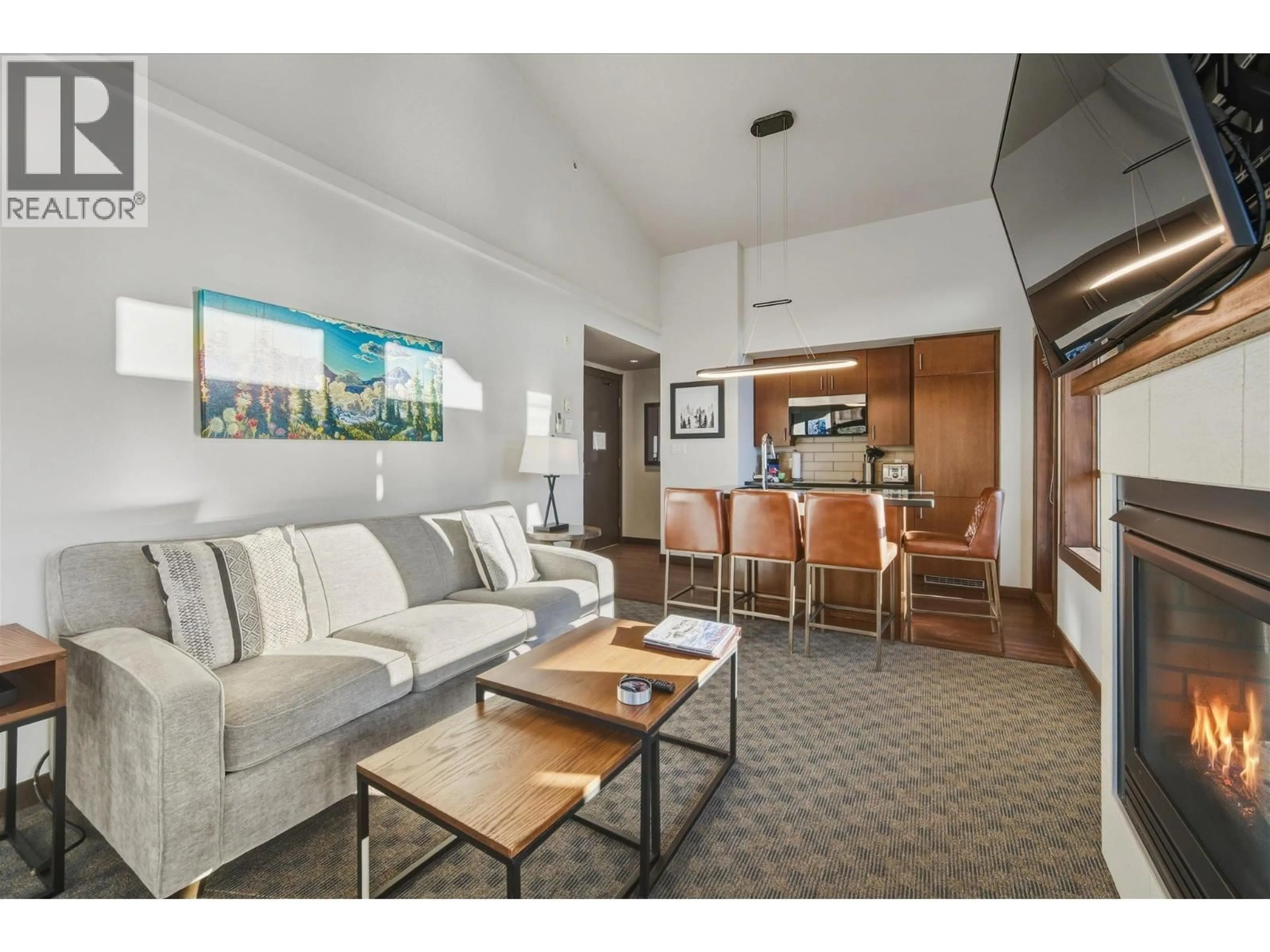 Living room with furniture, unknown for 308 D - 2020 LONDON LANE, Whistler British Columbia V0N1B2