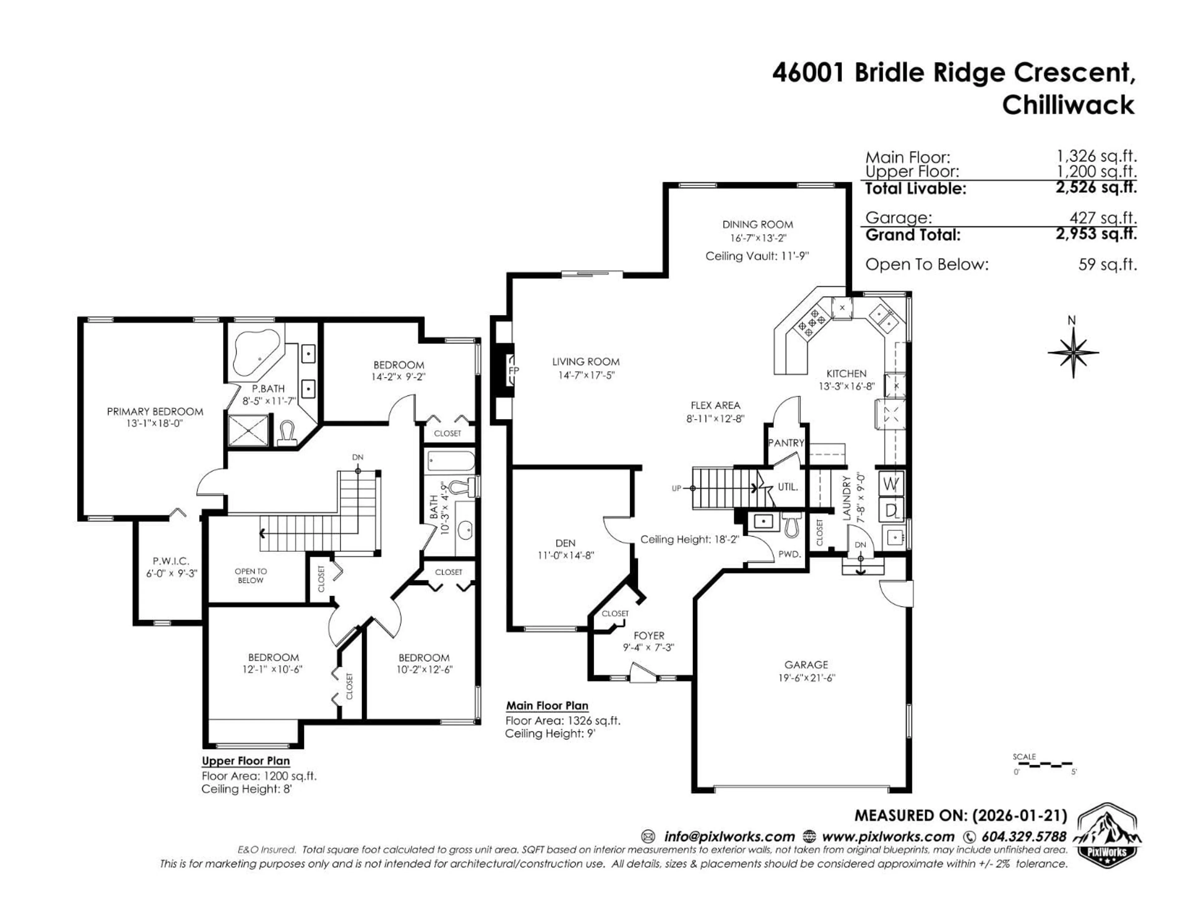 Floor plan for 46001 BRIDLE RIDGE CRESCENT, Chilliwack British Columbia V2R5W2
