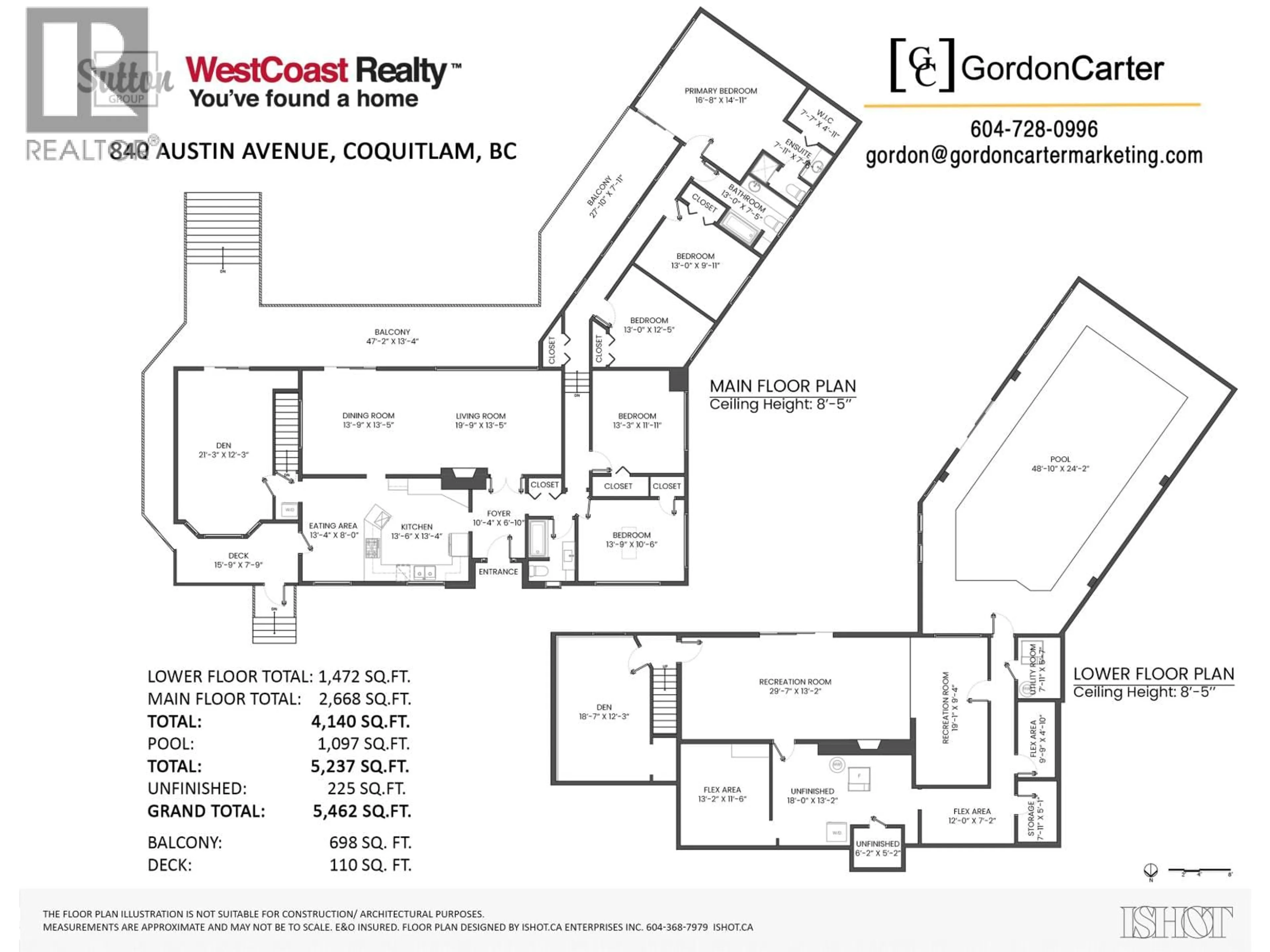 Floor plan for 840 AUSTIN AVENUE, Coquitlam British Columbia V3K3N3