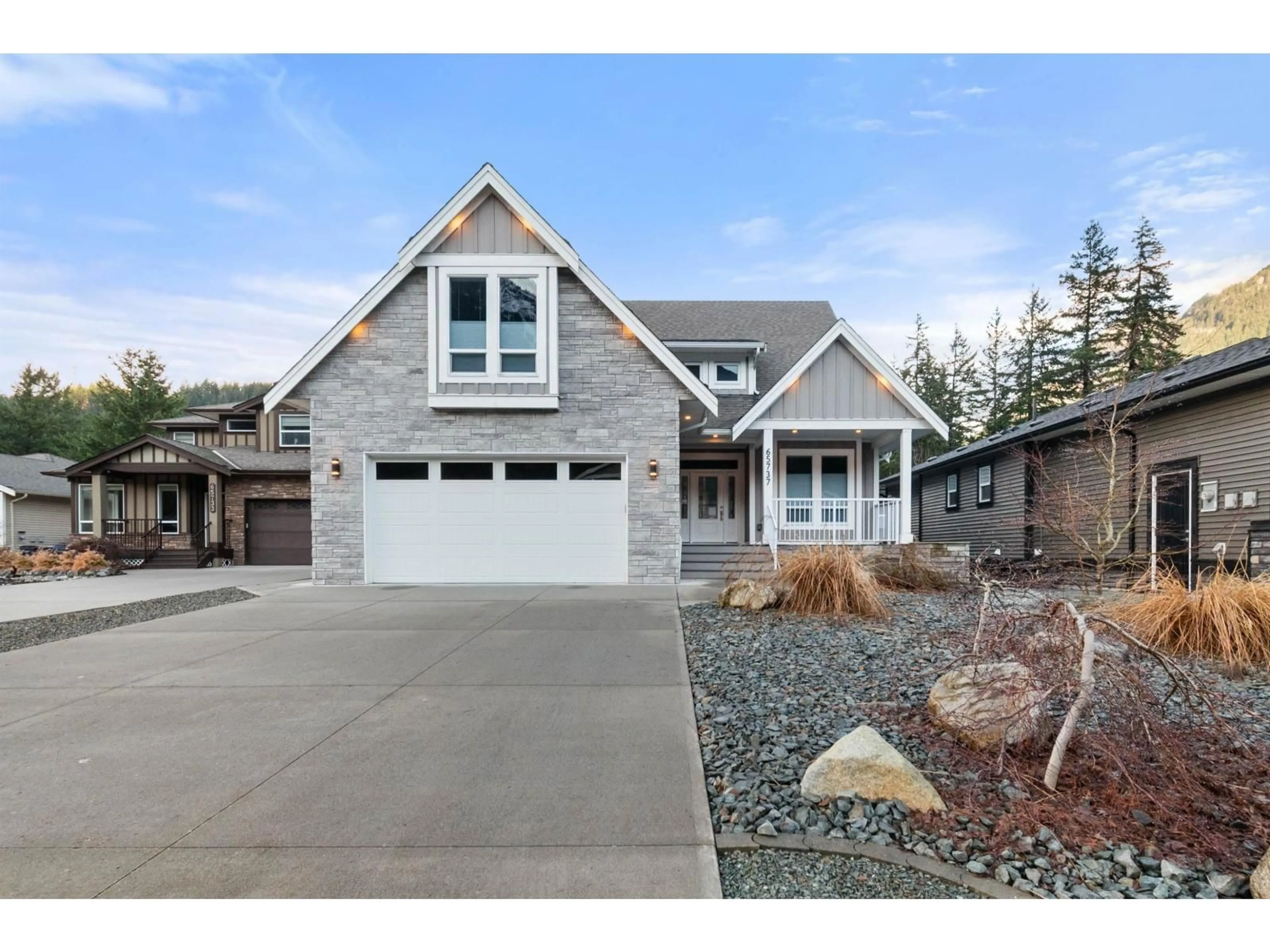 Home with brick exterior material, street for 65737 VALLEY VIEW PLACE, Hope British Columbia V0X1L1