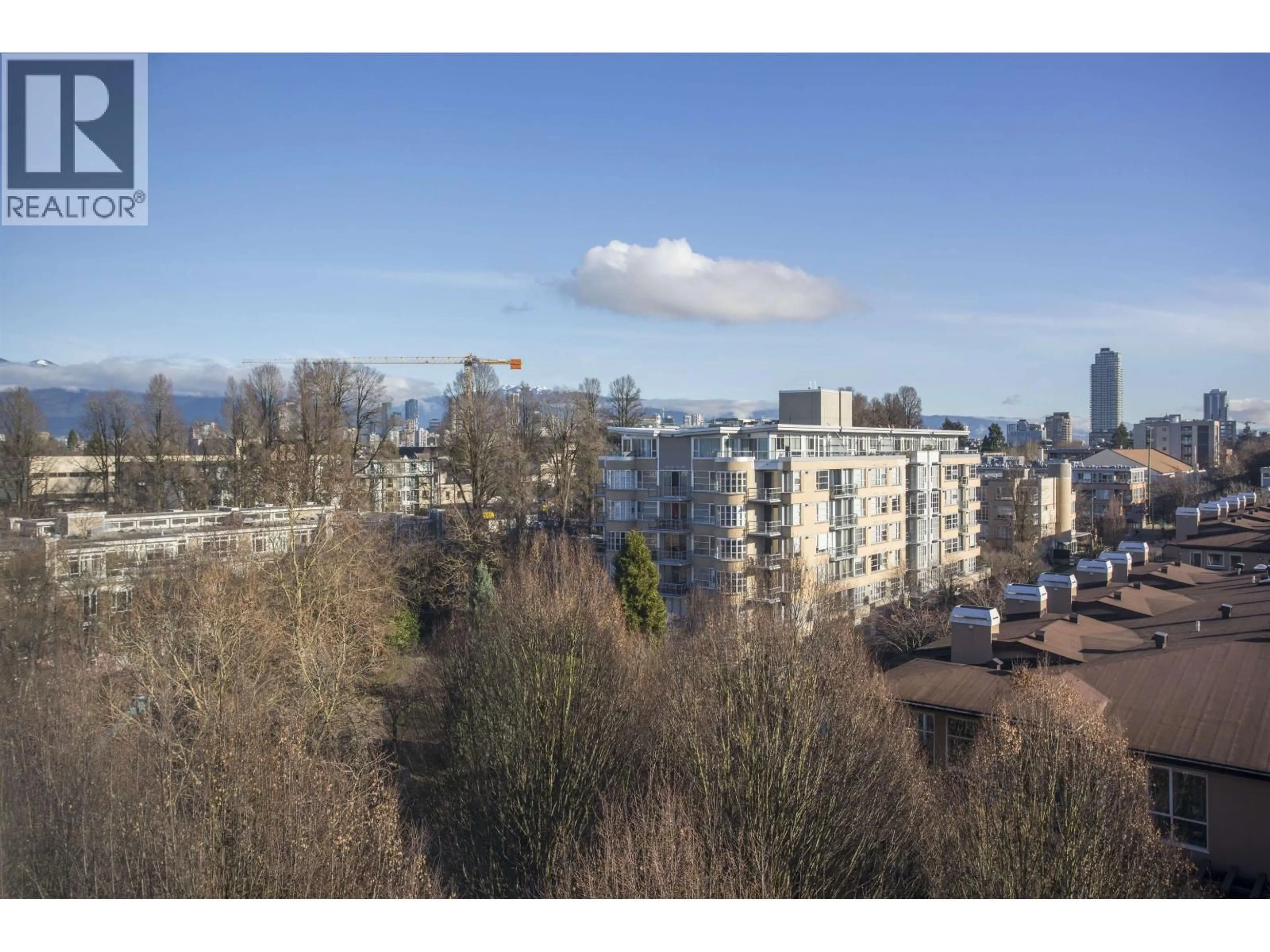 A pic from outside/outdoor area/front of a property/back of a property/a pic from drone, city buildings view from balcony for 804 - 2799 YEW STREET, Vancouver British Columbia V6K4W2