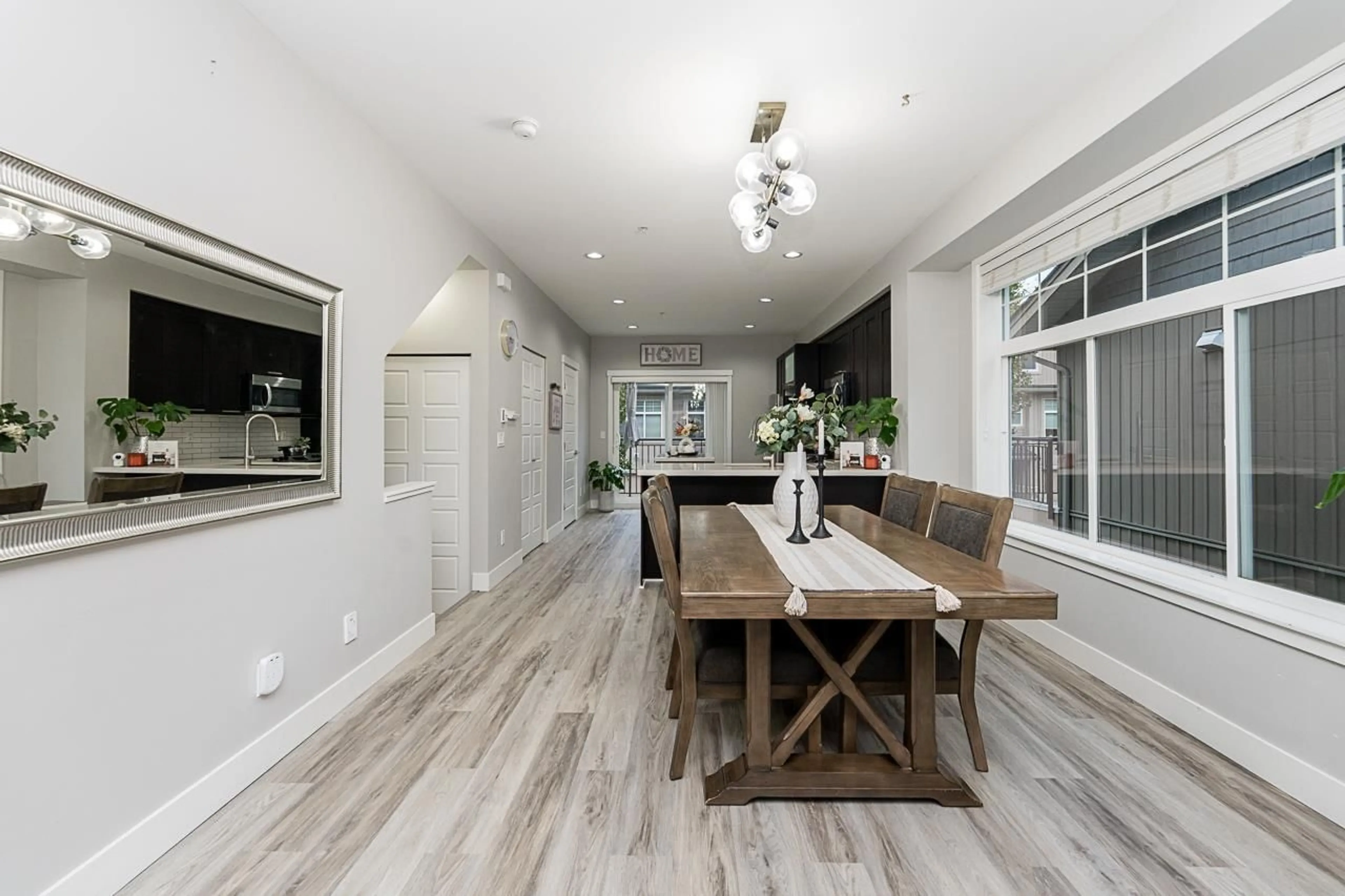 Dining room, wood/laminate floor for 42 - 20966 77A AVENUE, Langley British Columbia V2Y0K9