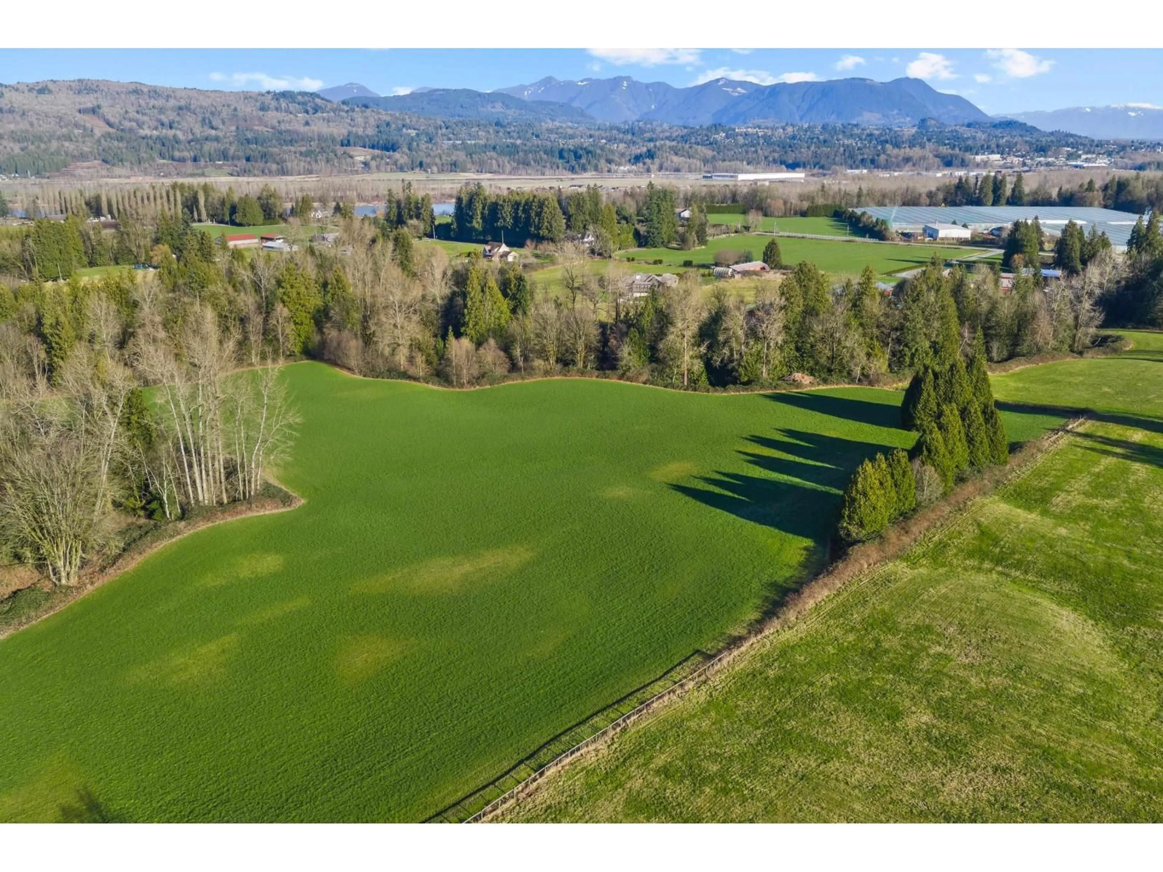 A pic from outside/outdoor area/front of a property/back of a property/a pic from drone, water/lake/river/ocean view for 30067 TAYLOR ROAD, Abbotsford British Columbia V4X2B3
