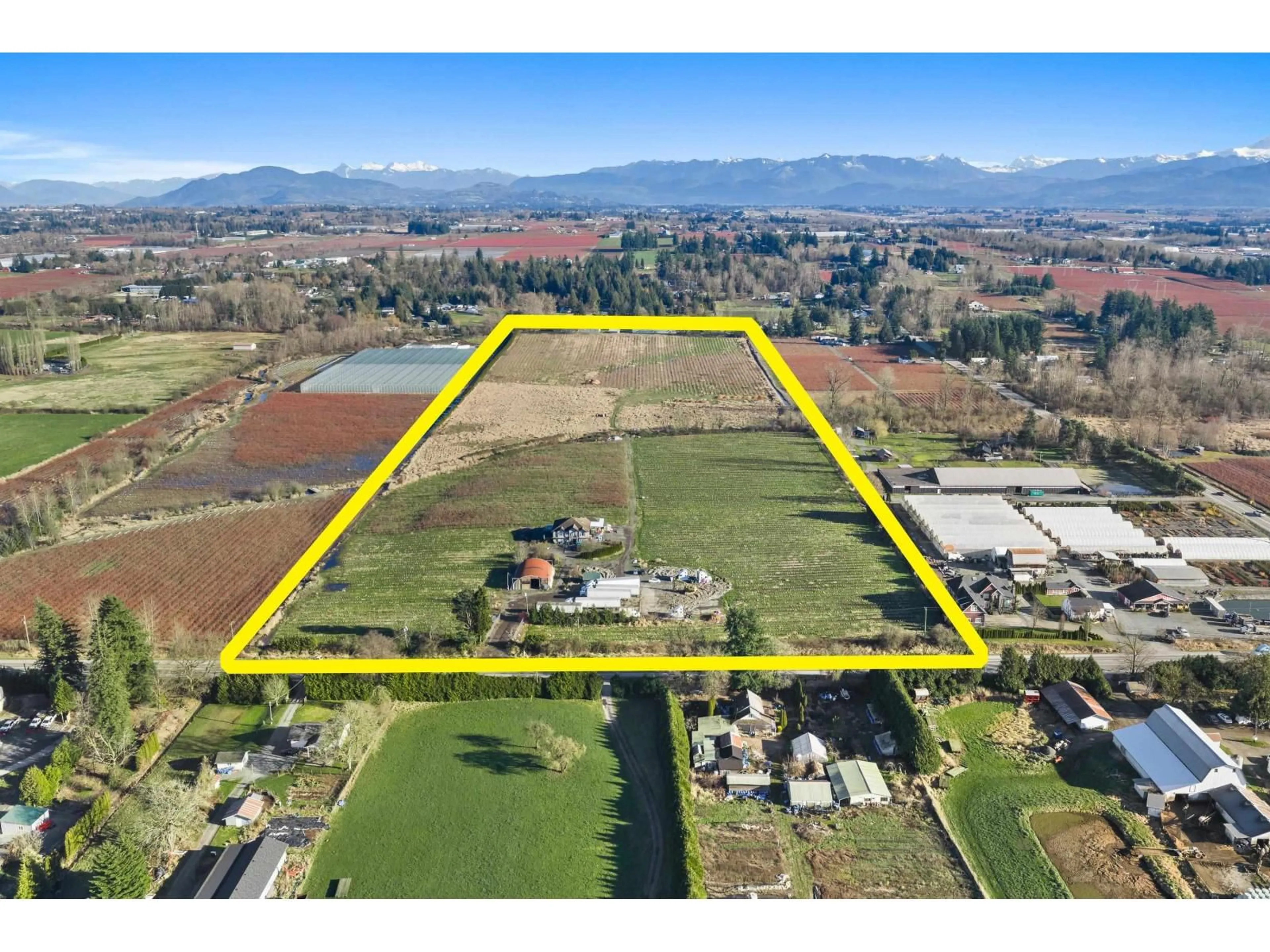 A pic from outside/outdoor area/front of a property/back of a property/a pic from drone, mountain view for 1760 264 STREET, Langley British Columbia V4W2N3