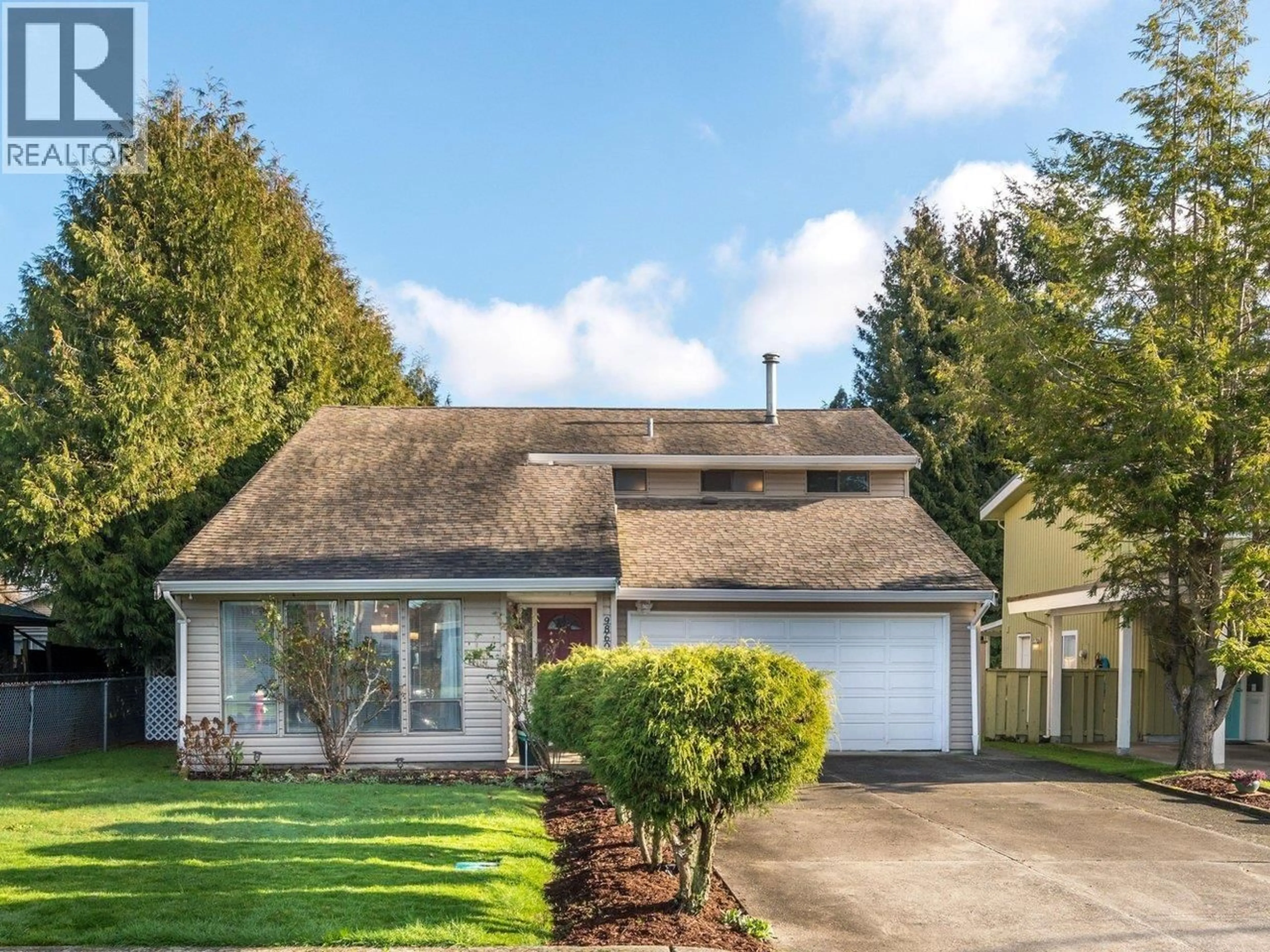 Home with vinyl exterior material, street for 9860 SEACASTLE DRIVE, Richmond British Columbia V7A4R8