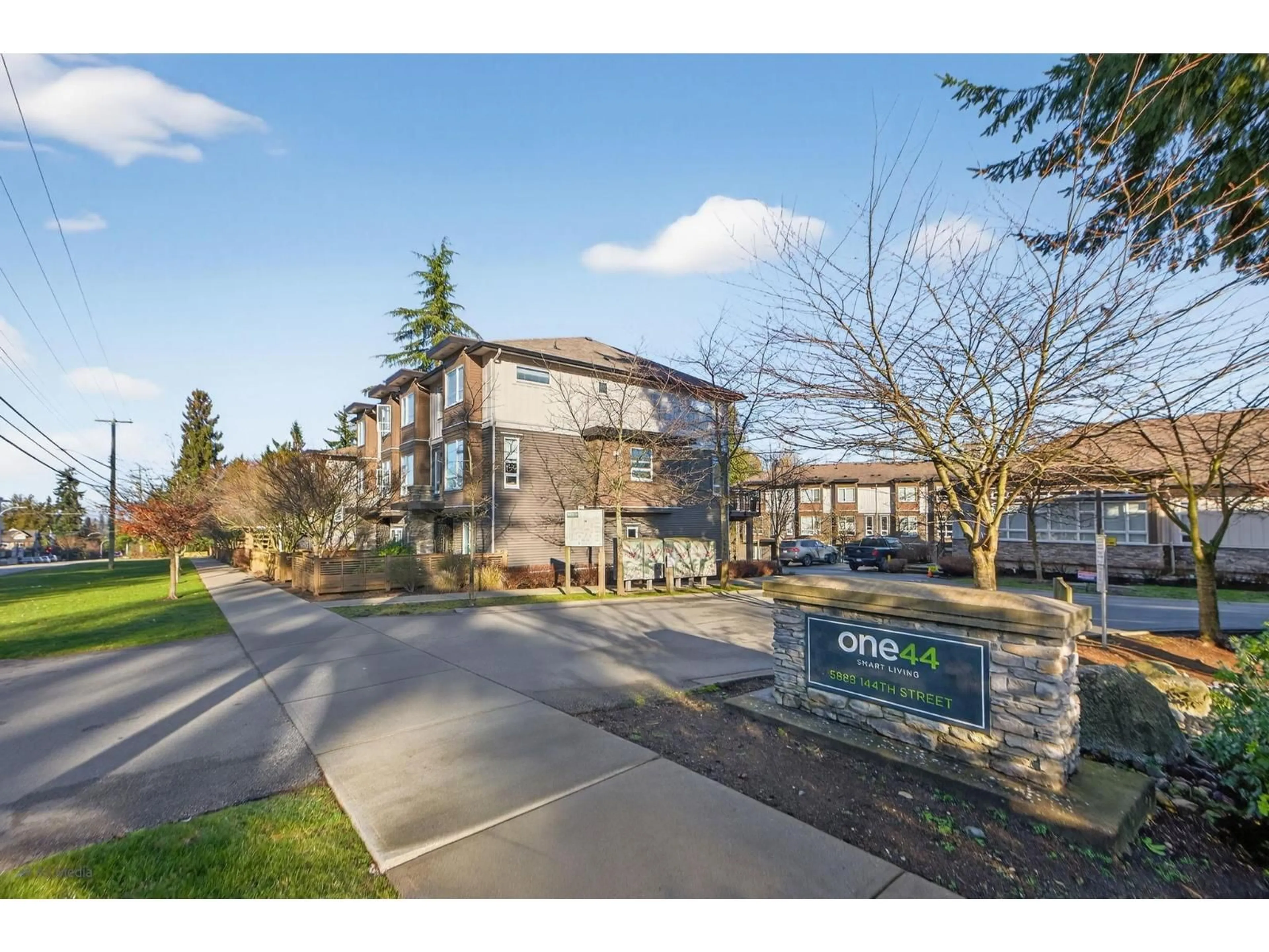 A pic from outside/outdoor area/front of a property/back of a property/a pic from drone, street for 3 - 5888 144 STREET, Surrey British Columbia V3X0G8