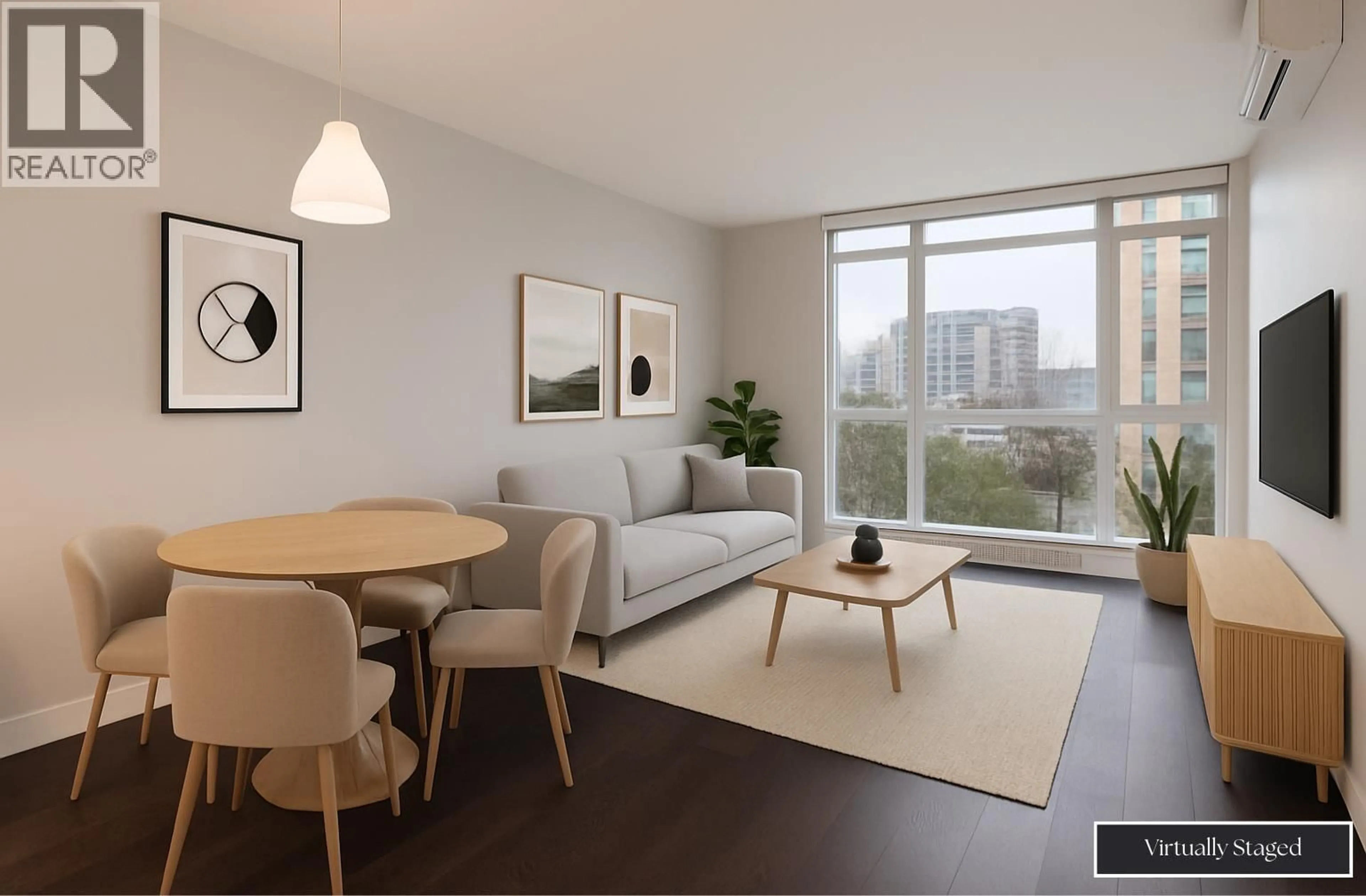 Living room with furniture, unknown for 505 - 6180 COONEY ROAD, Richmond British Columbia V6Y0H2