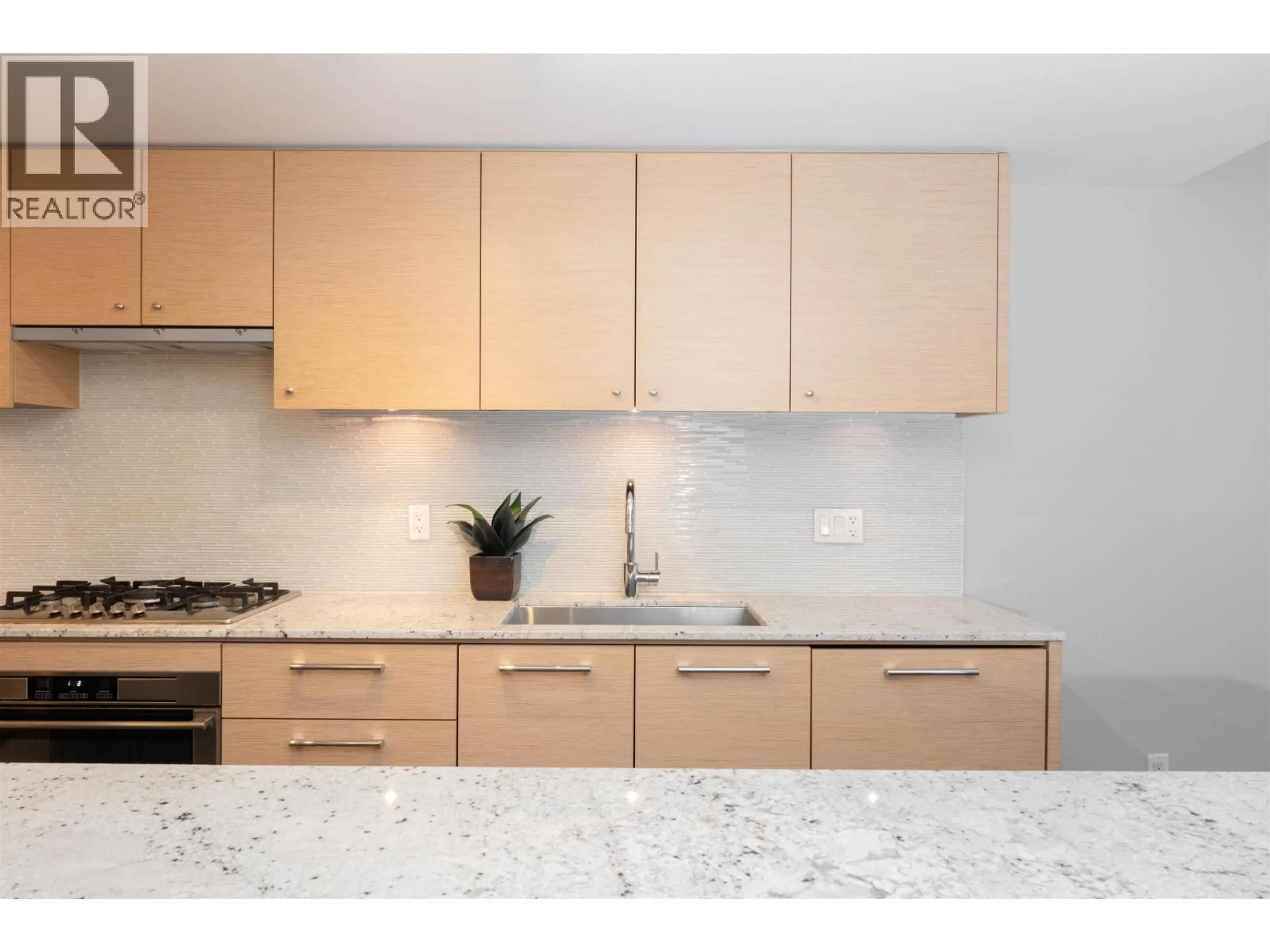 Standard kitchen, wood/laminate floor for 505 - 6180 COONEY ROAD, Richmond British Columbia V6Y0H2