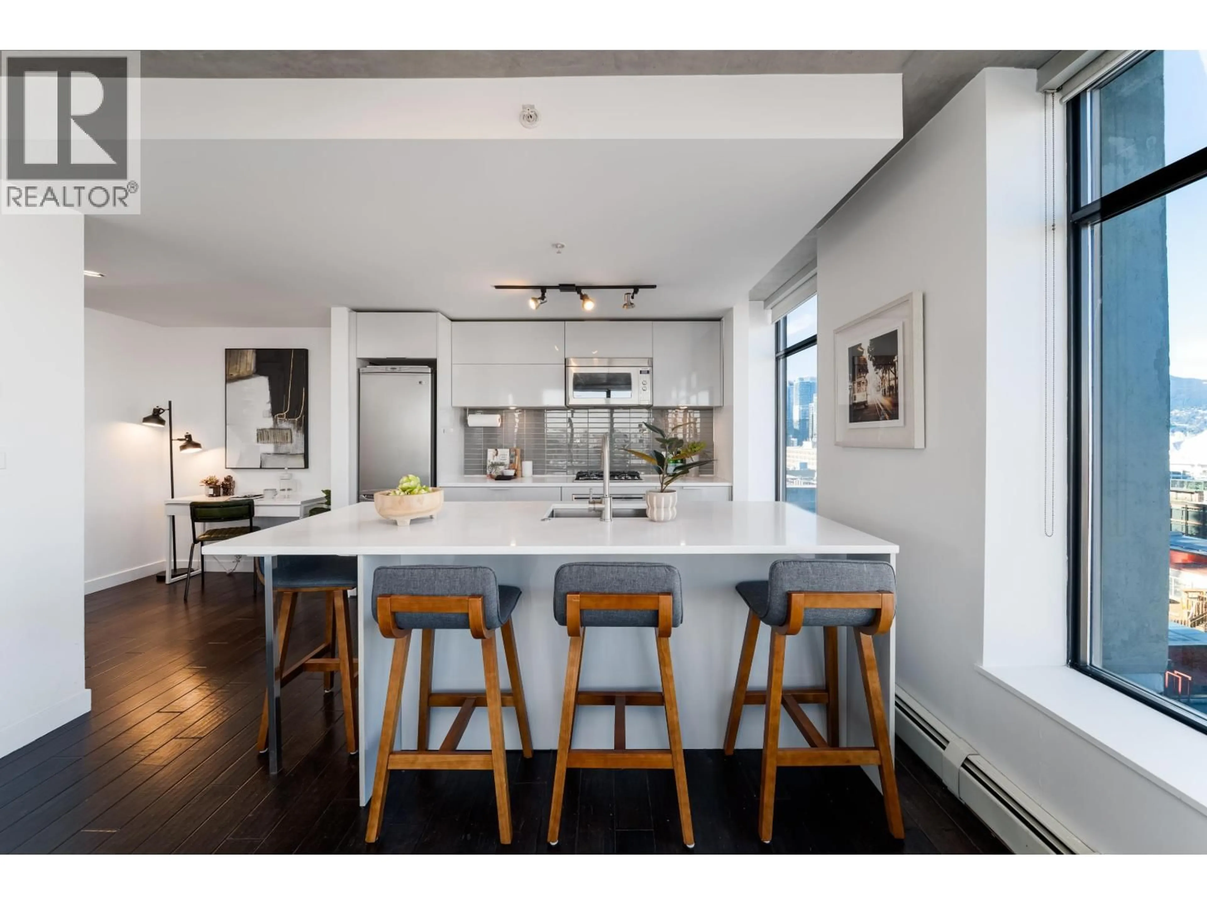 Open concept kitchen, unknown for 1201 - 108 CORDOVA STREET, Vancouver British Columbia V6B0G5