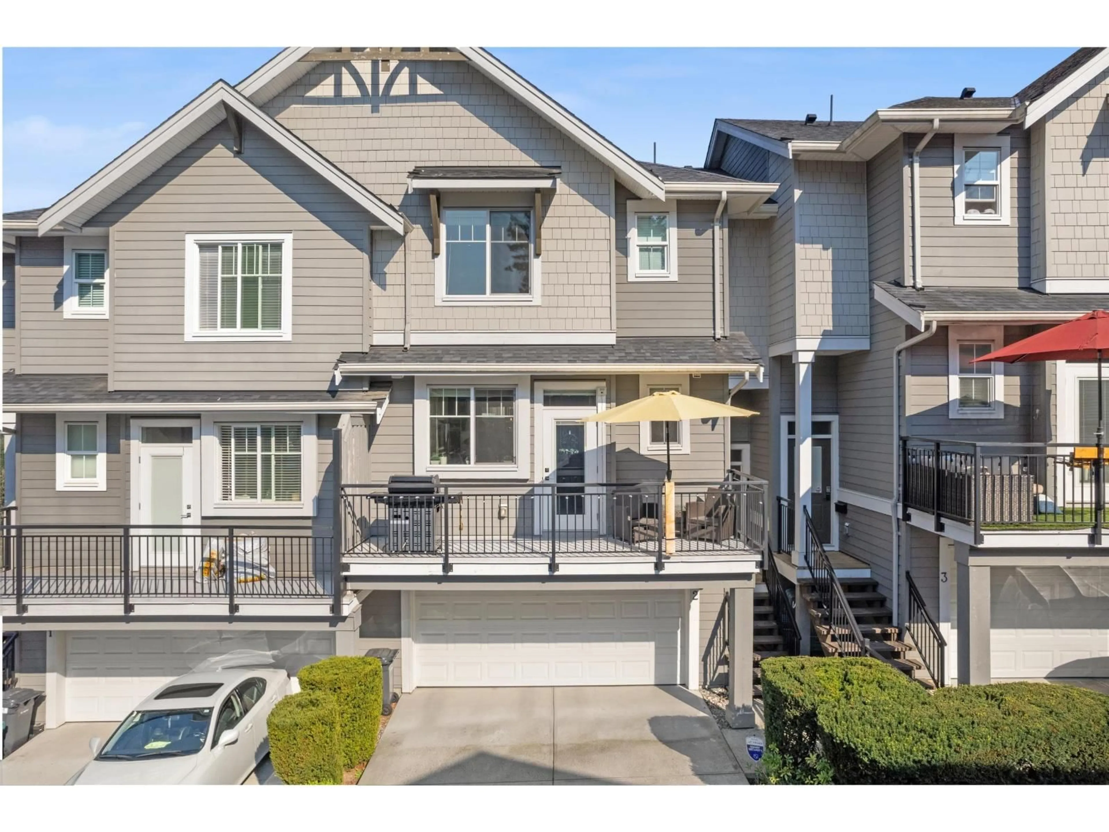 Home with vinyl exterior material, street for 2 - 2855 158 STREET, Surrey British Columbia V3Z0P5