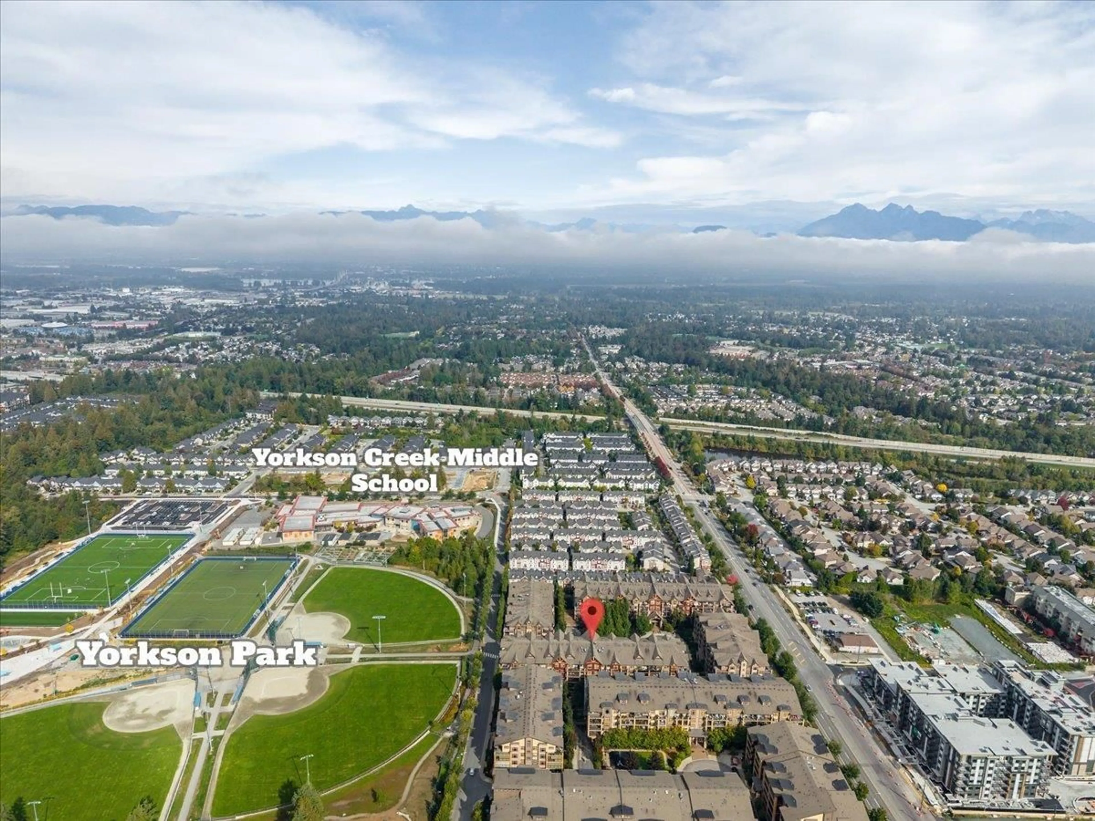 A pic from outside/outdoor area/front of a property/back of a property/a pic from drone, mountain view for 225 - 8288 207A STREET, Langley British Columbia V2Y0L2